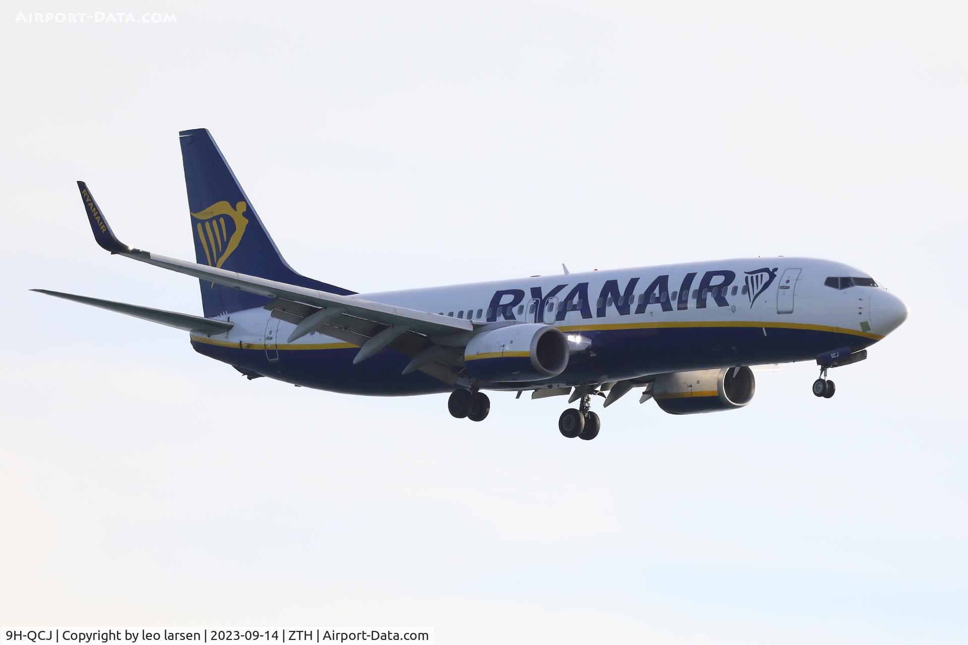 9H-QCJ, 2016 Boeing 737-8AS C/N 62690, ZTH 14.7.2023