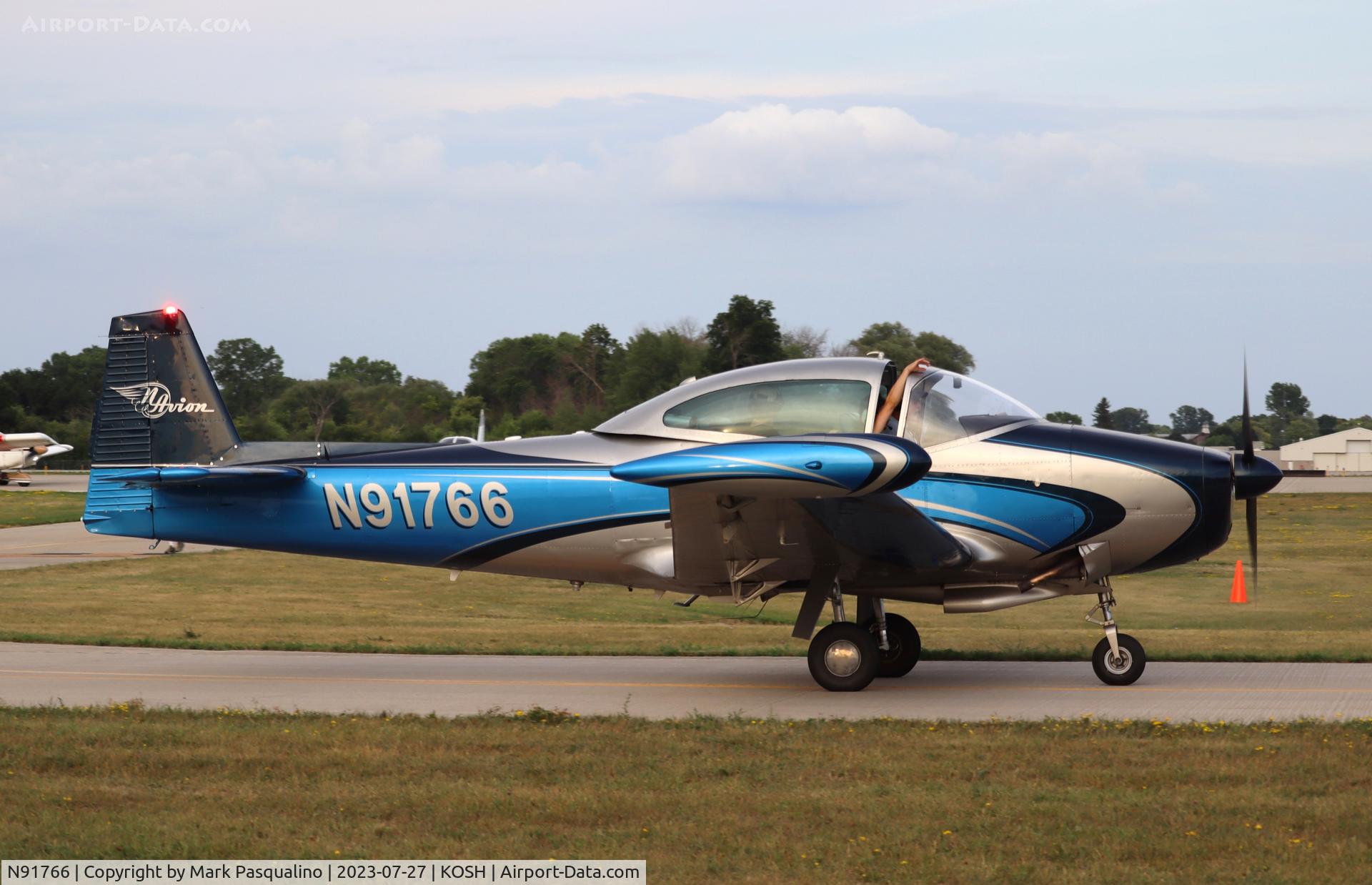 N91766, 1947 North American Navion (NA-145) C/N NAV-4-195, North American Navion