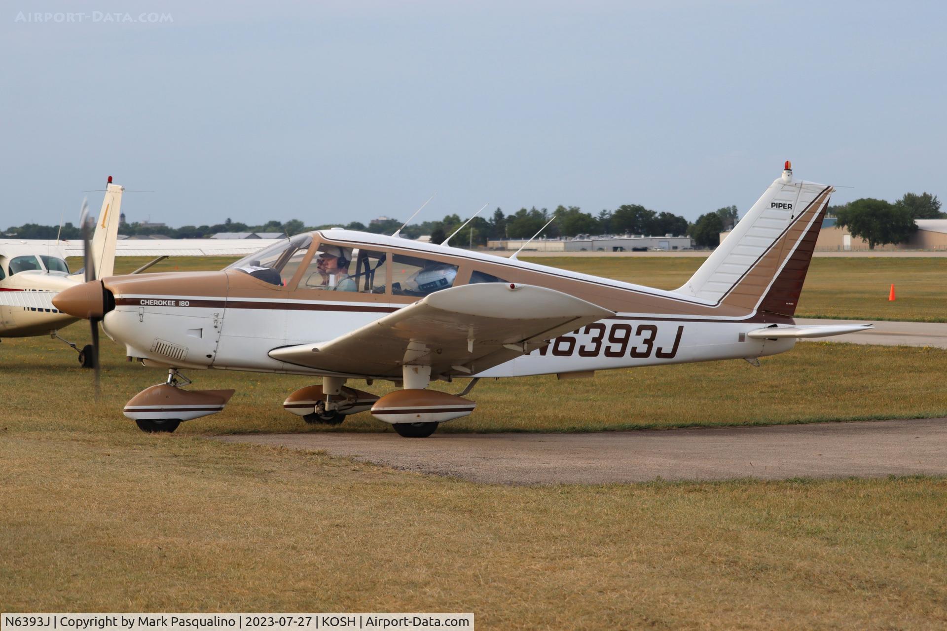 N6393J, 1968 Piper PA-28-180 C/N 28-4808, Piper PA-28-180