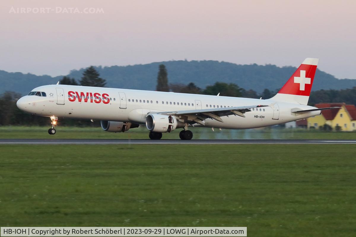 HB-IOH, 1997 Airbus A321-111 C/N 664, HB-IOH @ LOWG 2023