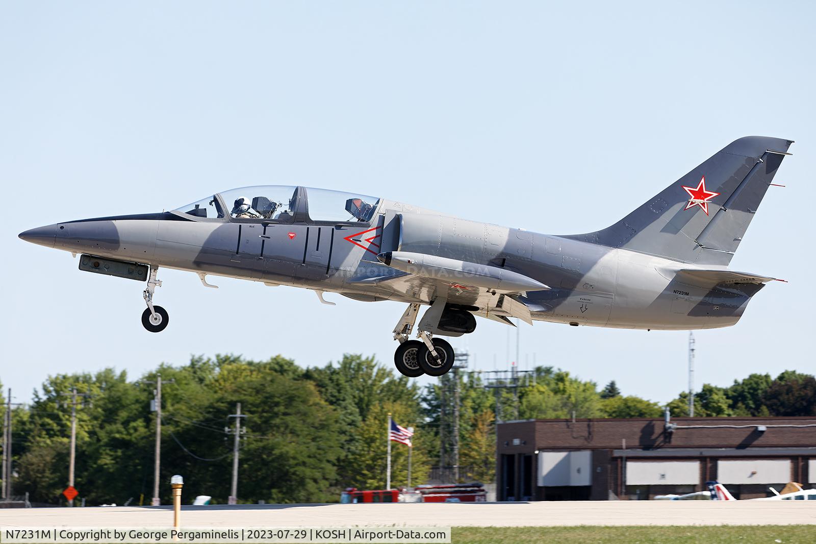 N7231M, 1976 Aero L-39 Albatros C/N 630642, Oshkosh 2023.