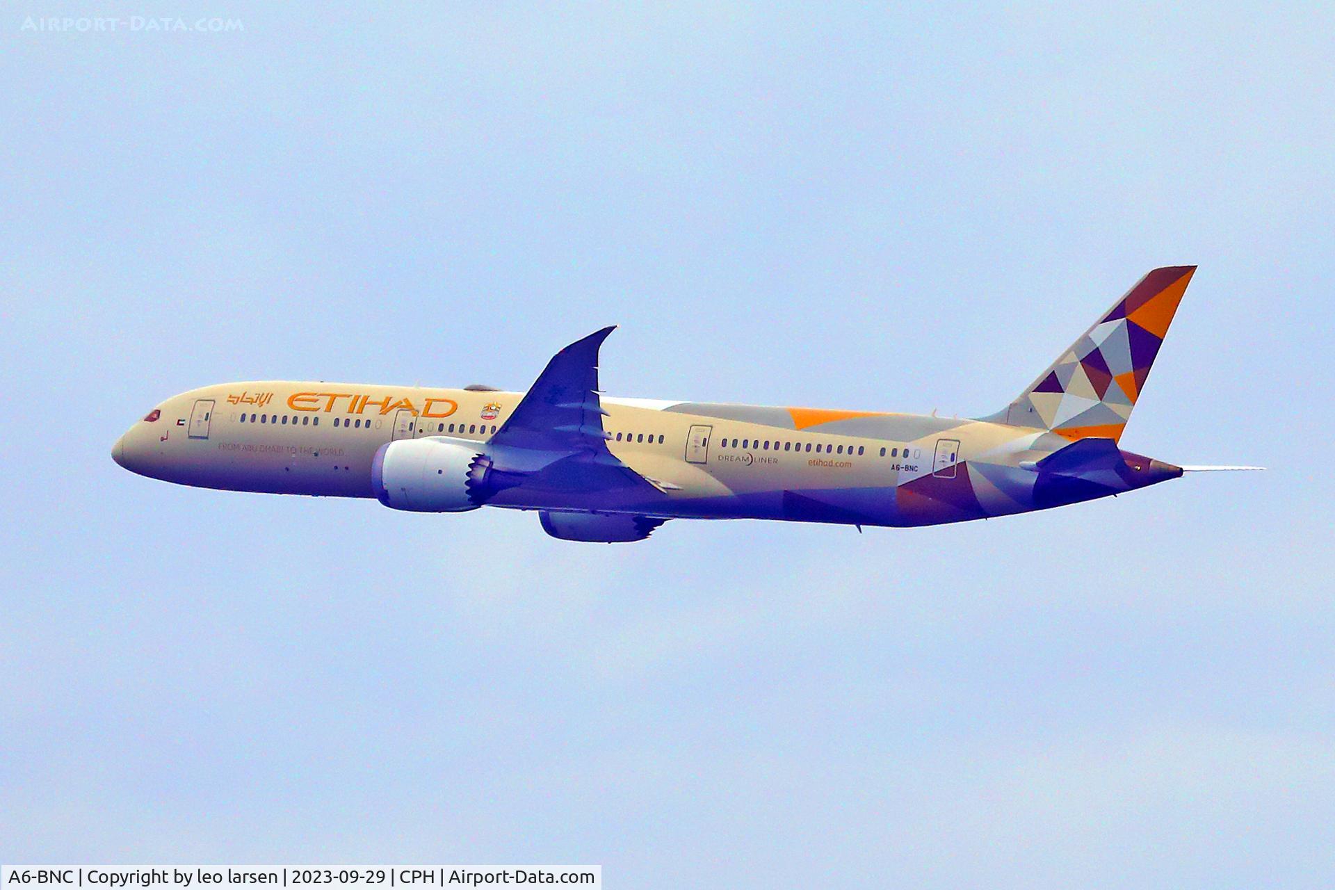 A6-BNC, 2019 Boeing 787-9 Dreamliner Dreamliner C/N 42372, Copenhagen 29.9.2023
