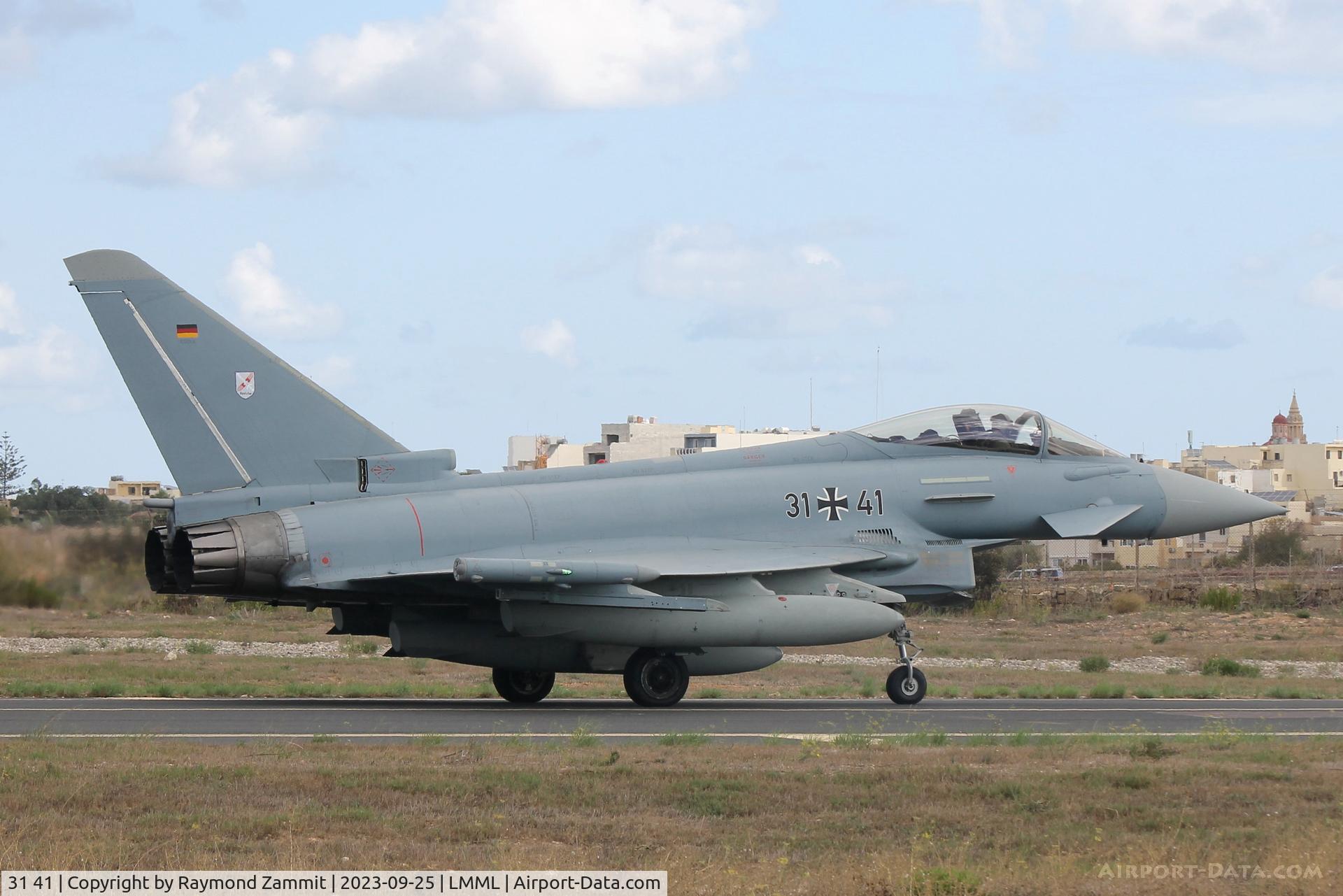 31 41, 2019 Eurofighter EF-2000 Typhoon S C/N GS0101, Eurofighter EF-2000 Typhoon 31+41 German Air Force