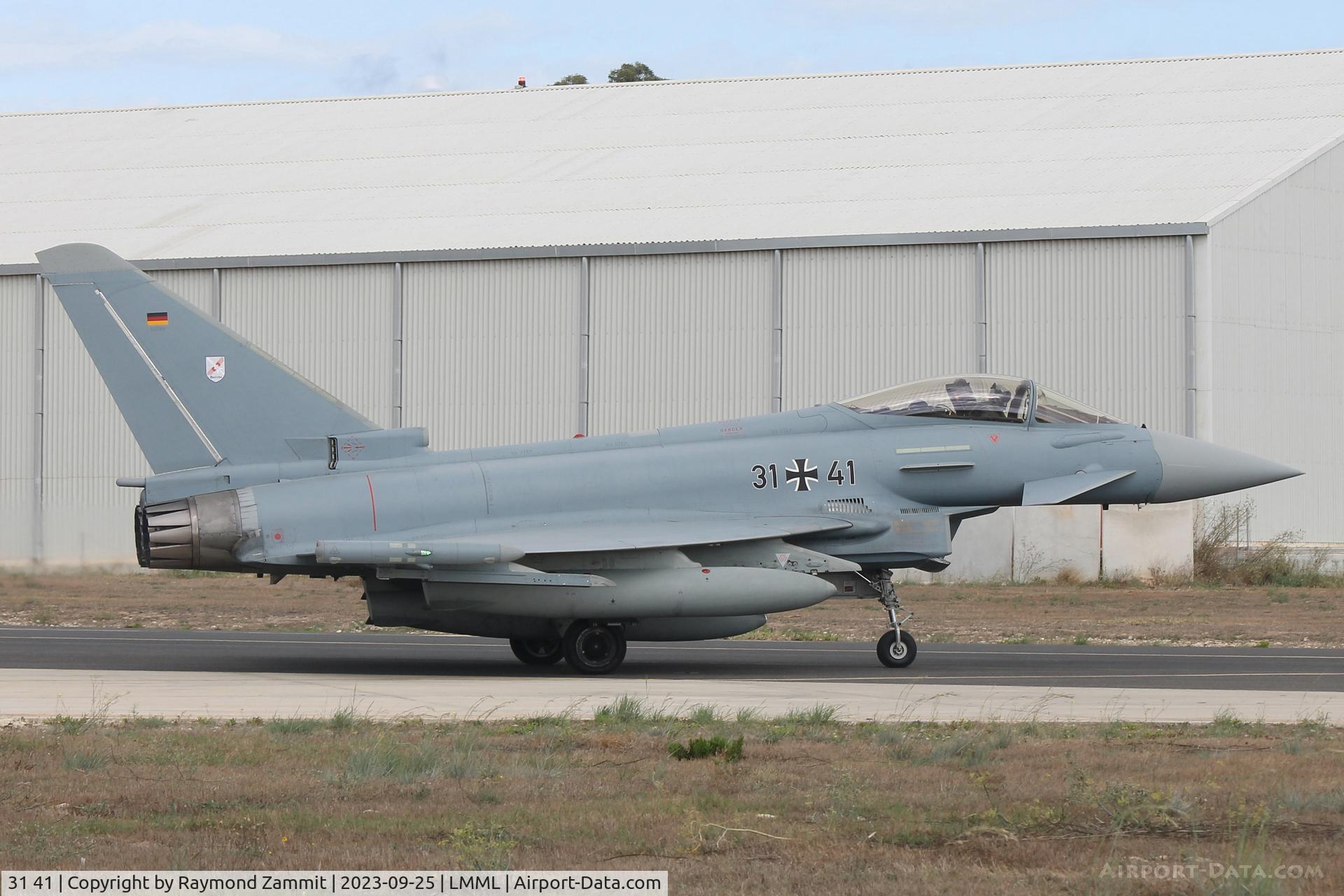 31 41, 2019 Eurofighter EF-2000 Typhoon S C/N GS0101, Eurofighter EF-2000 Typhoon 31+41 German Air Force