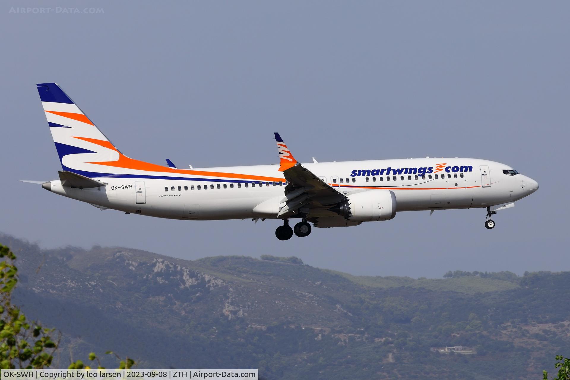 OK-SWH, 2023 Boeing 737-8 MAX C/N 62902, ZTH 8.9.2023