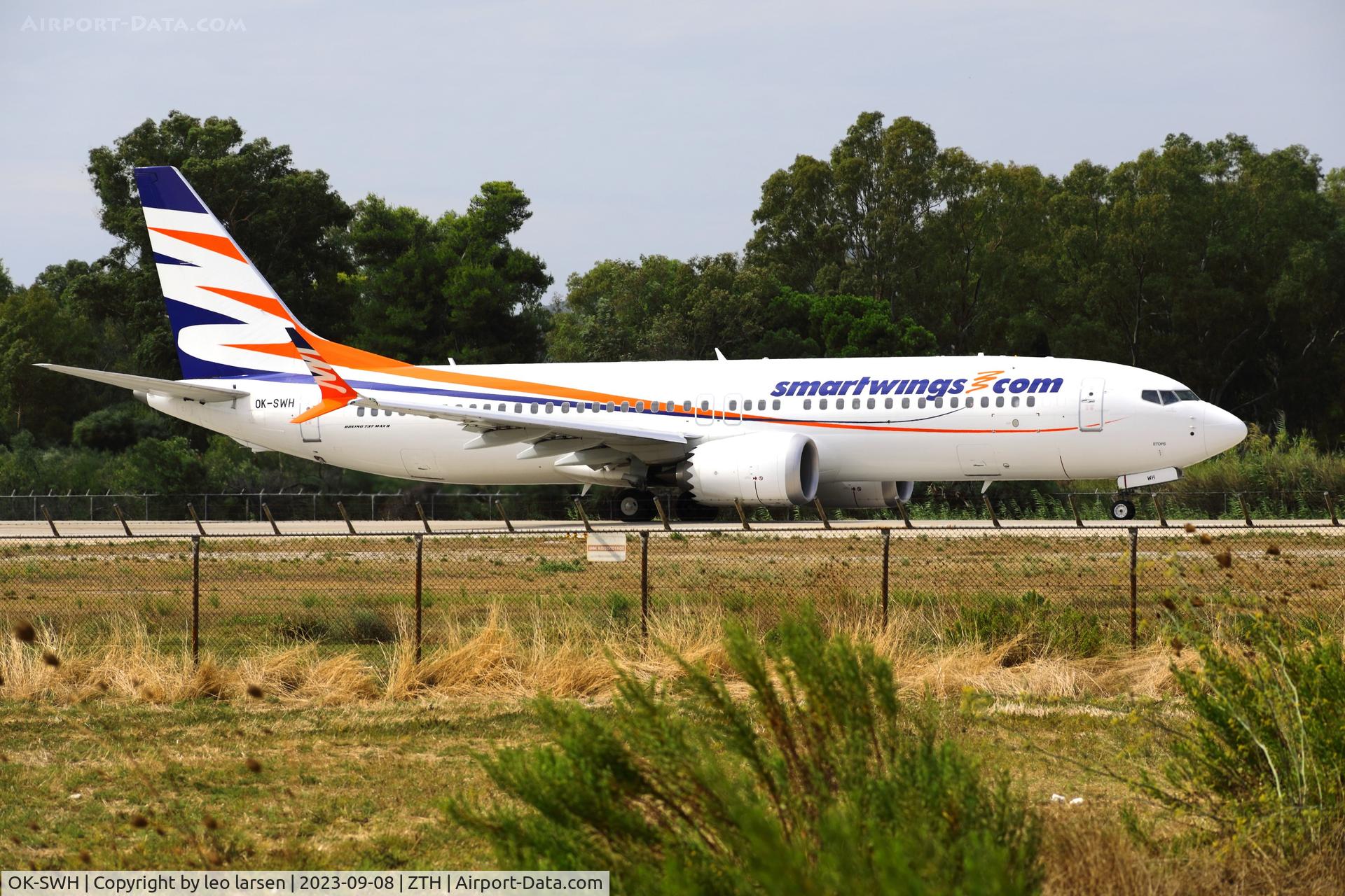OK-SWH, 2023 Boeing 737-8 MAX C/N 62902, ZTH 8.9.2023