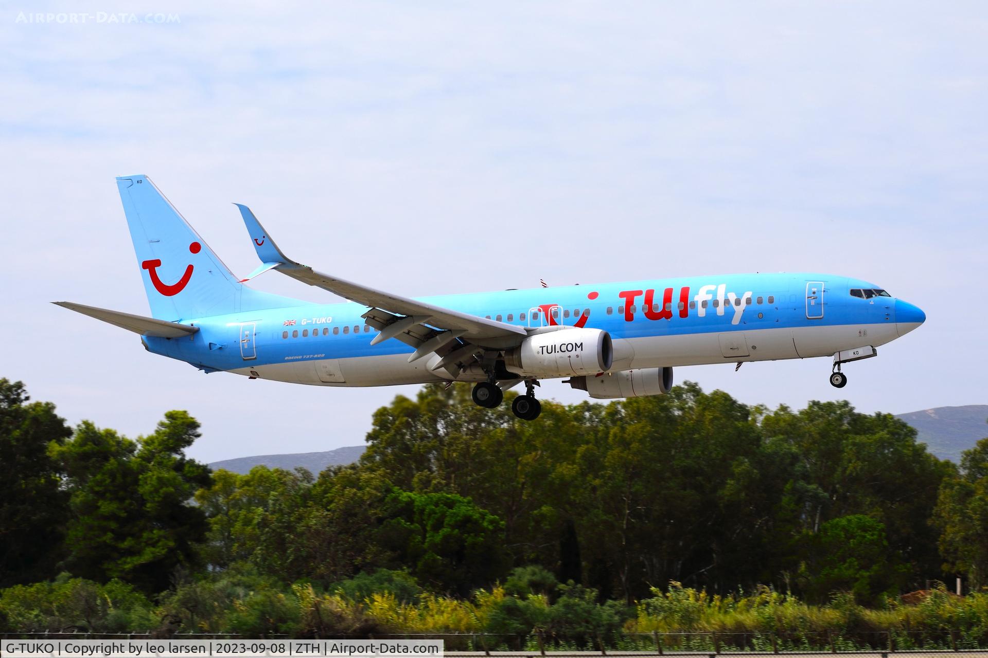 G-TUKO, 2011 Boeing 737-8K5 C/N 37259, ZTH 8.9.2023