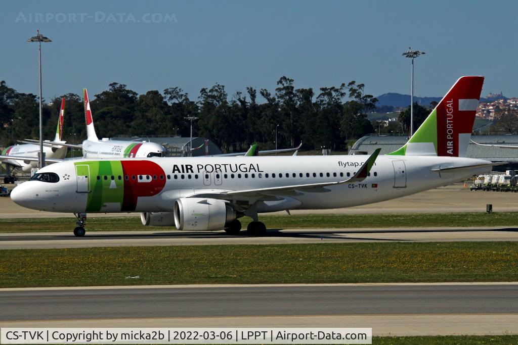 CS-TVK, 2021 Airbus A320-251N C/N 10506, Taxiing