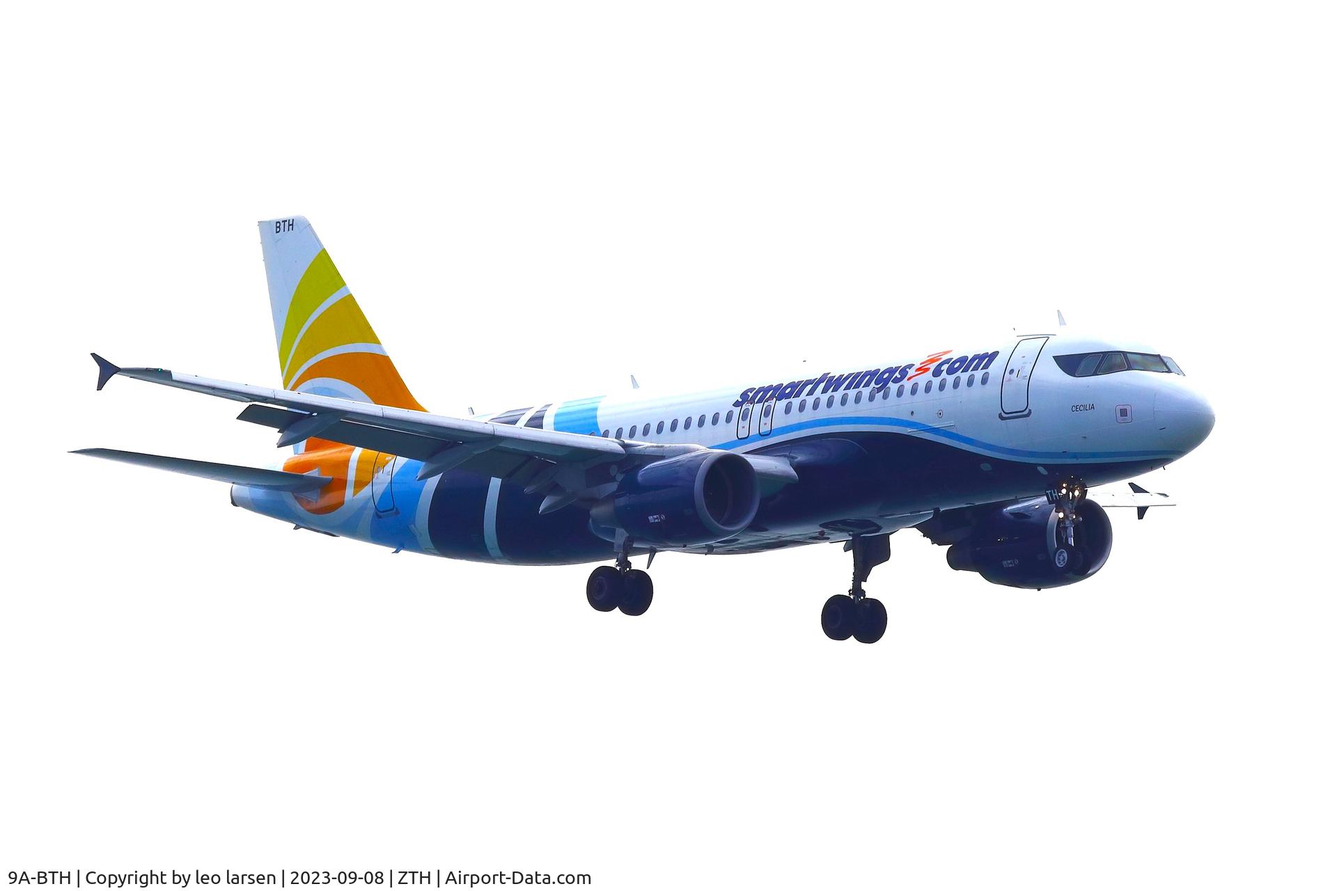 9A-BTH, 2001 Airbus A320-214 C/N 1454, ZTH 8.9.2023