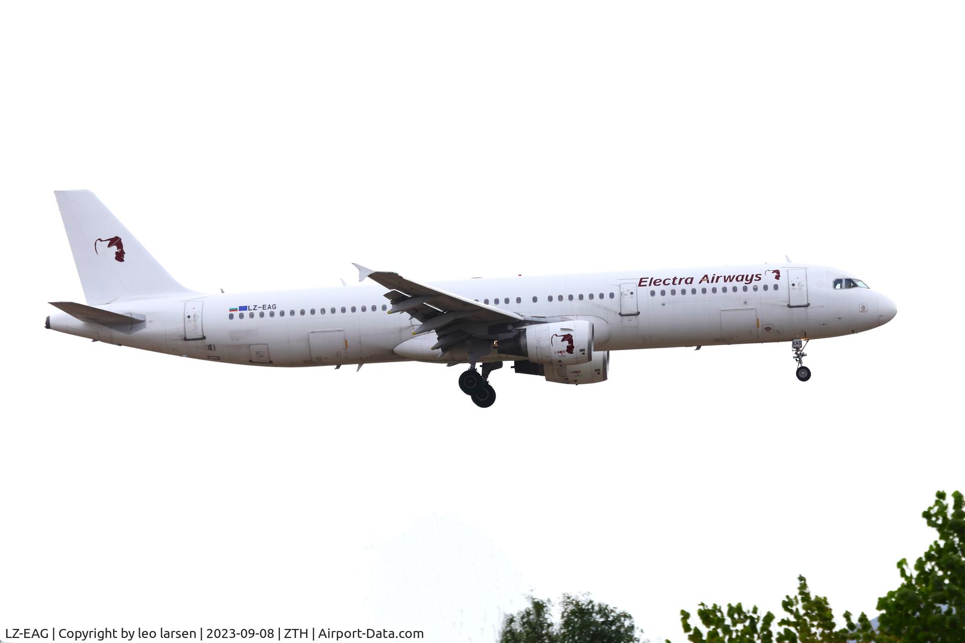 LZ-EAG, 1999 Airbus A321-111 C/N 1144, ZTH 8.9.2023