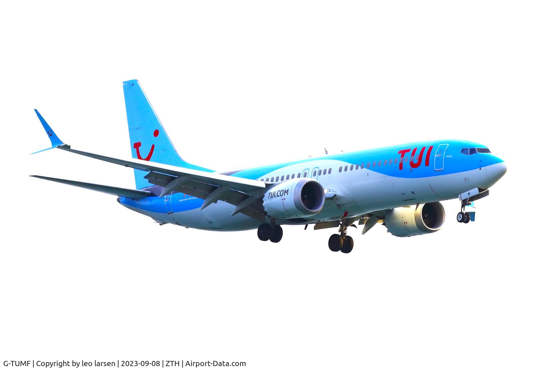 G-TUMF, 2019 Boeing 737-8 MAX C/N 44599, ZTH 8.9.2023