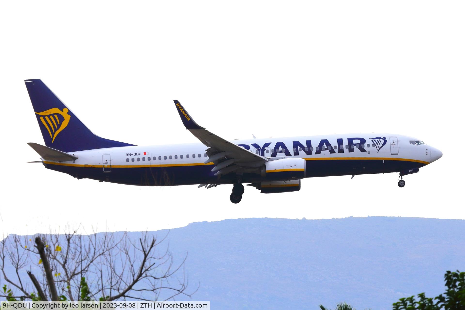 9H-QDU, 2017 Boeing 737-8AS C/N 44770, ZTH 8.9.2023
