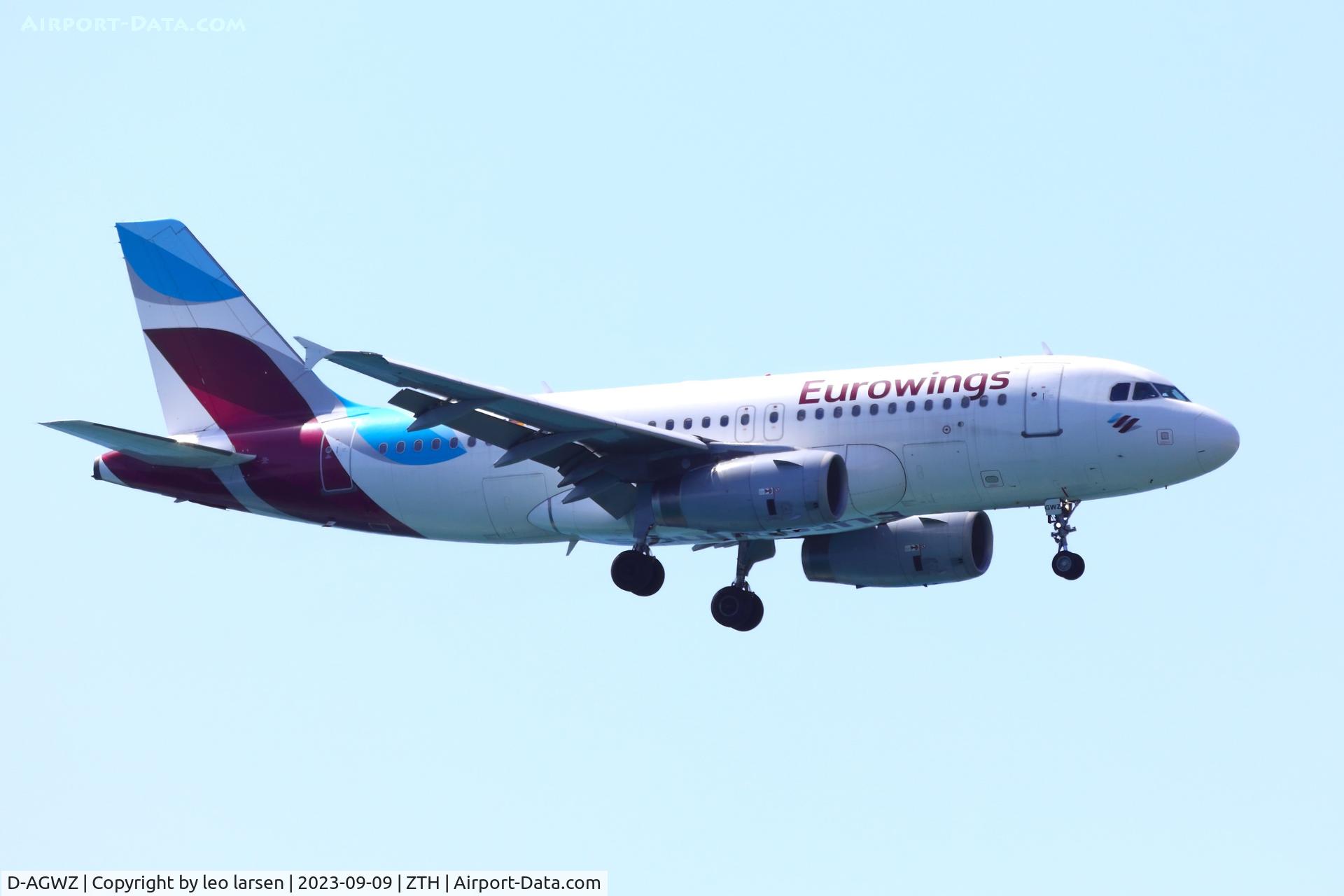 D-AGWZ, 2013 Airbus A319-132 C/N 5978, ZTH 9.9.2023