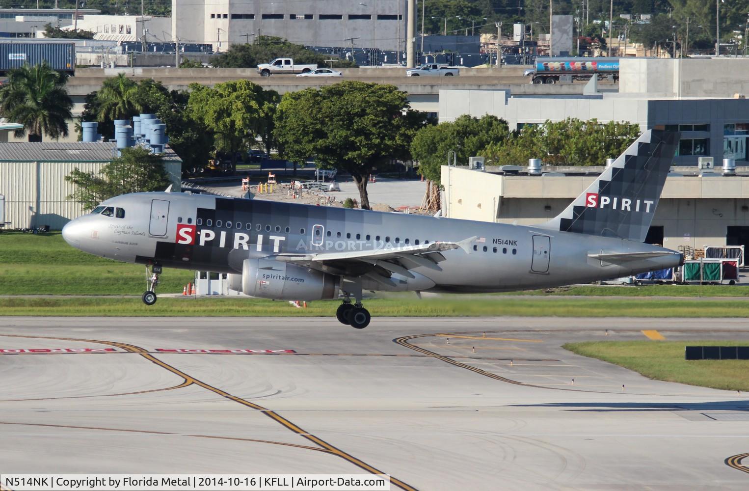 N514NK, 2006 Airbus A319-132 C/N 2679, NKS A319 silver zx