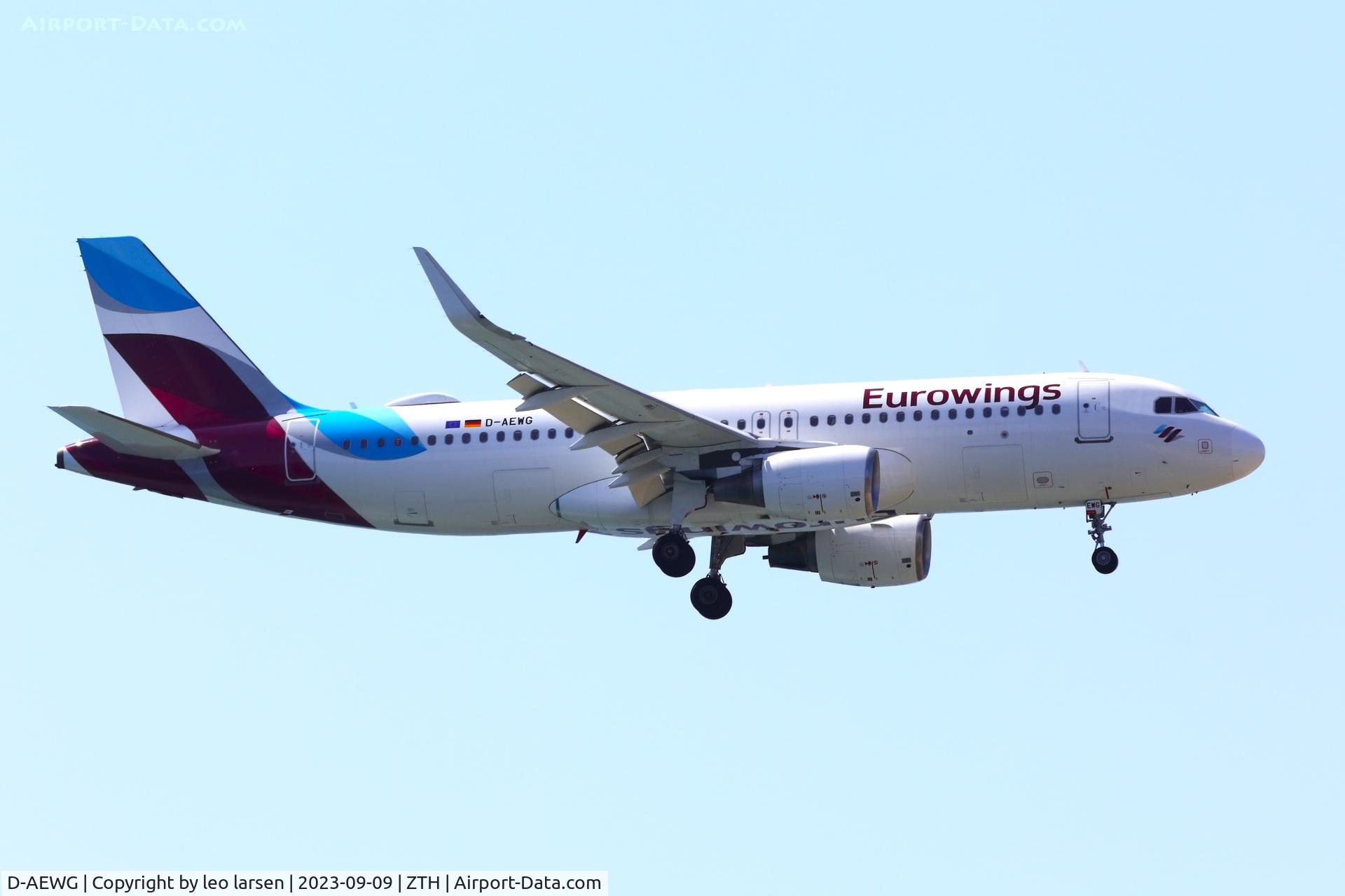 D-AEWG, 2016 Airbus A320-214 C/N 7121, ZTH 9.9.2023