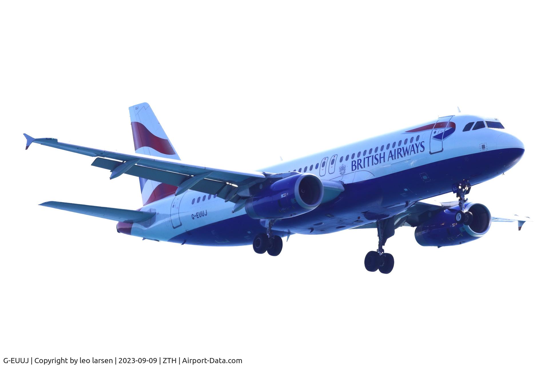 G-EUUJ, 2002 Airbus A320-232 C/N 1883, ZTH 9.9.2023