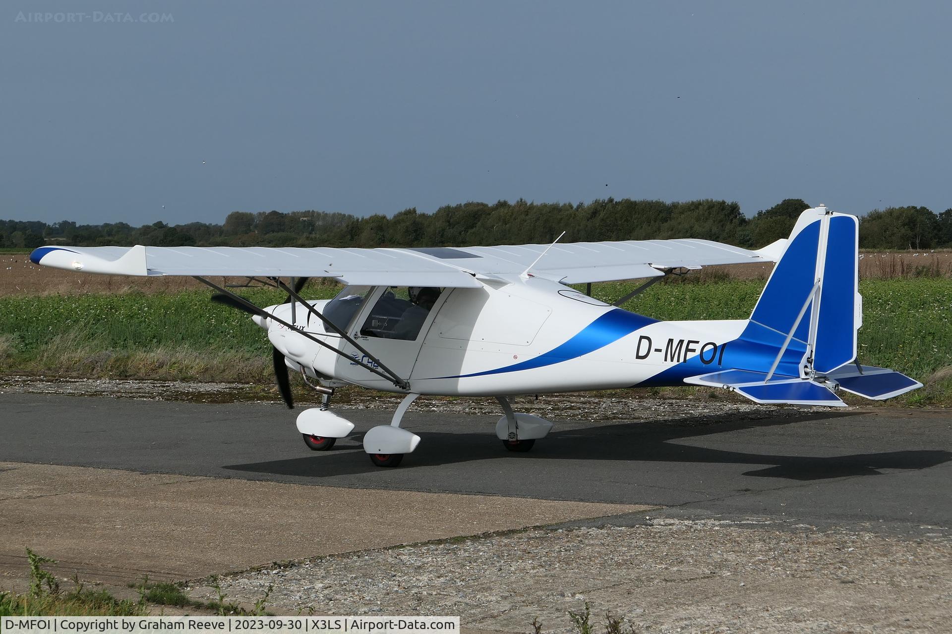 D-MFOI, Comco Ikarus C-42CS Cyclone C/N Unknown, Departing from Little Snoring.