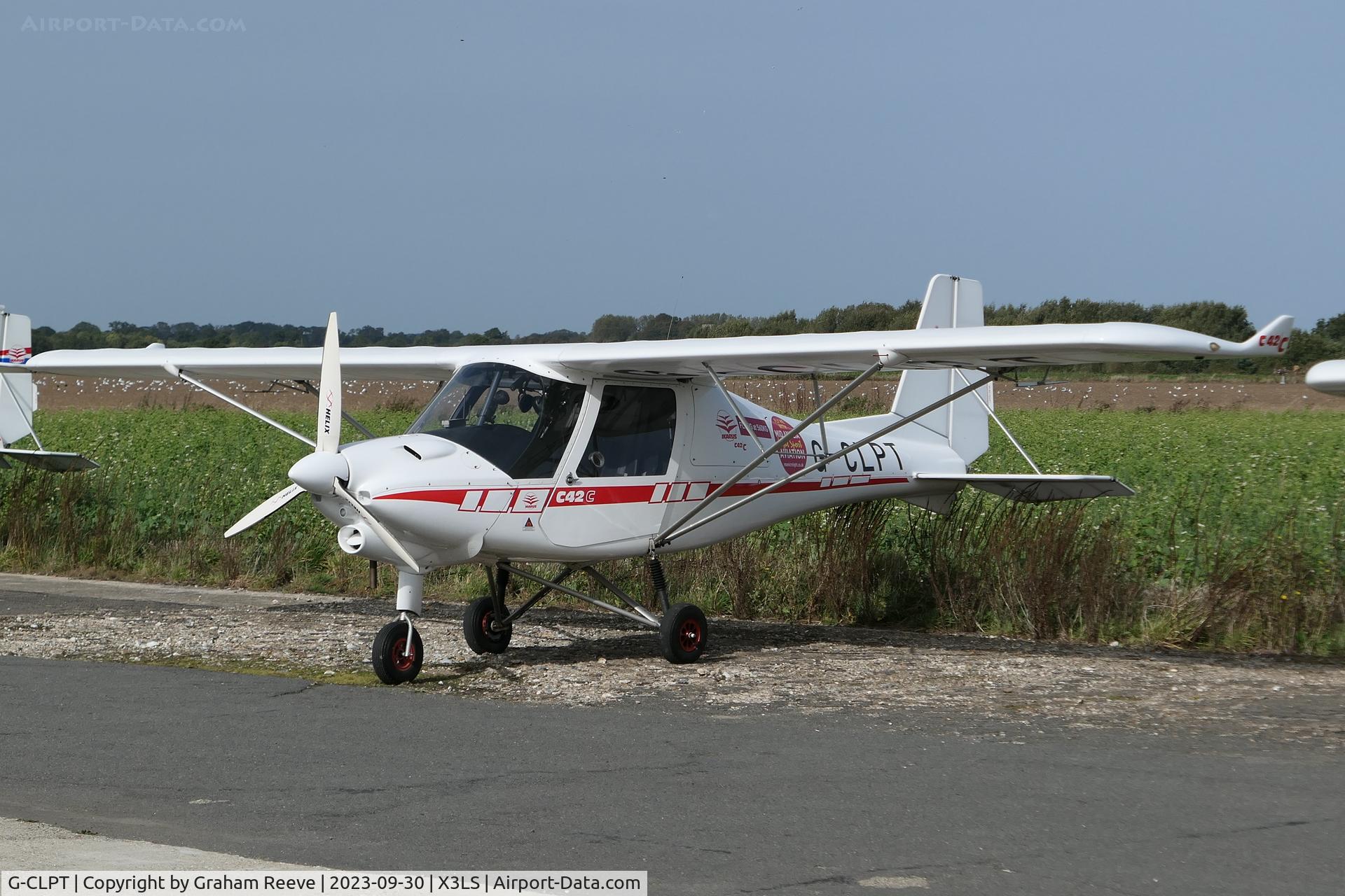 G-CLPT, 2020 Comco Ikarus C42 FB100 Charlie C/N 2005-7596, Parked at Little Snoring.