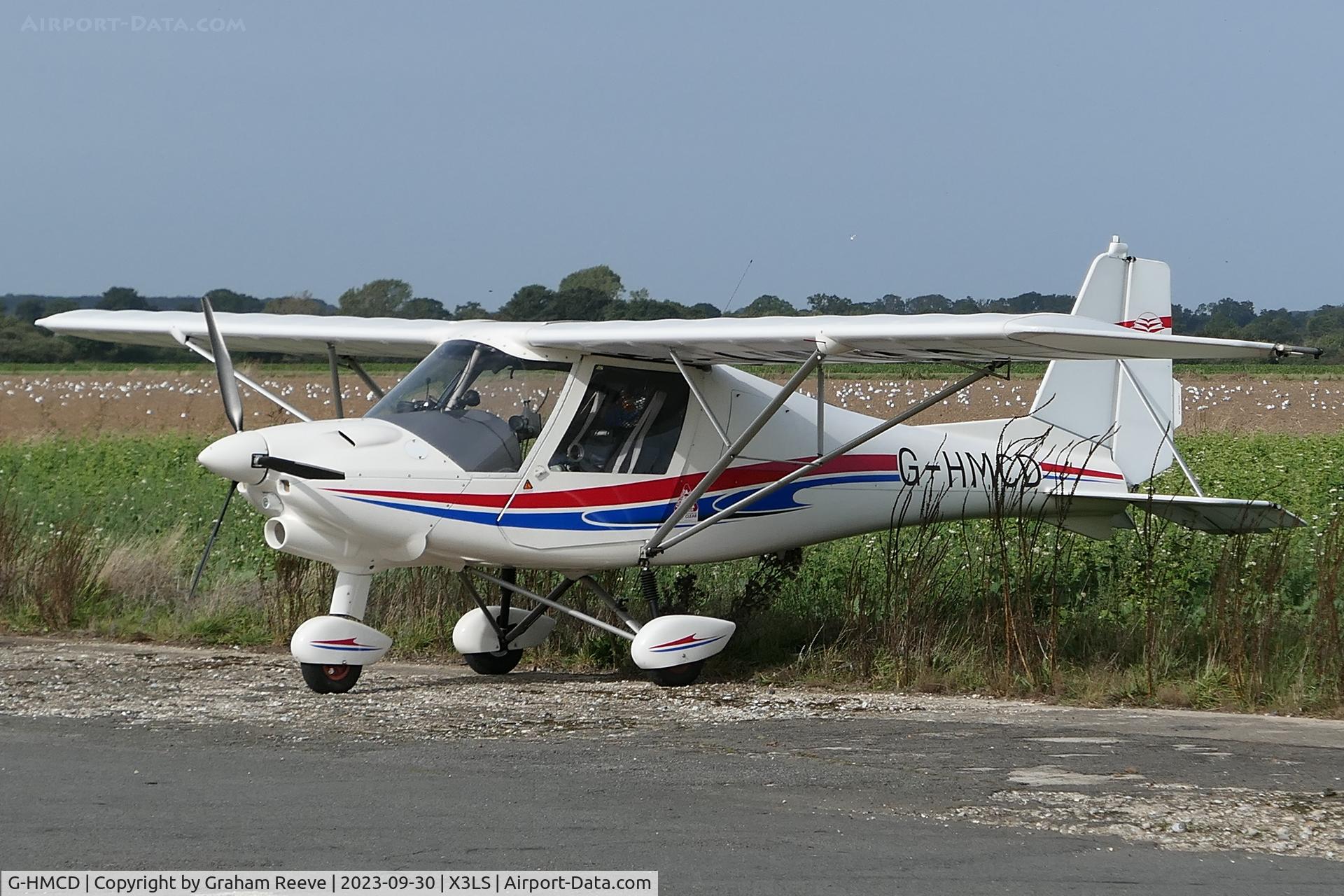 G-HMCD, 2011 Comco Ikarus C42 FB80 Bravo C/N 1103-7142, Parked at Little Snoring.