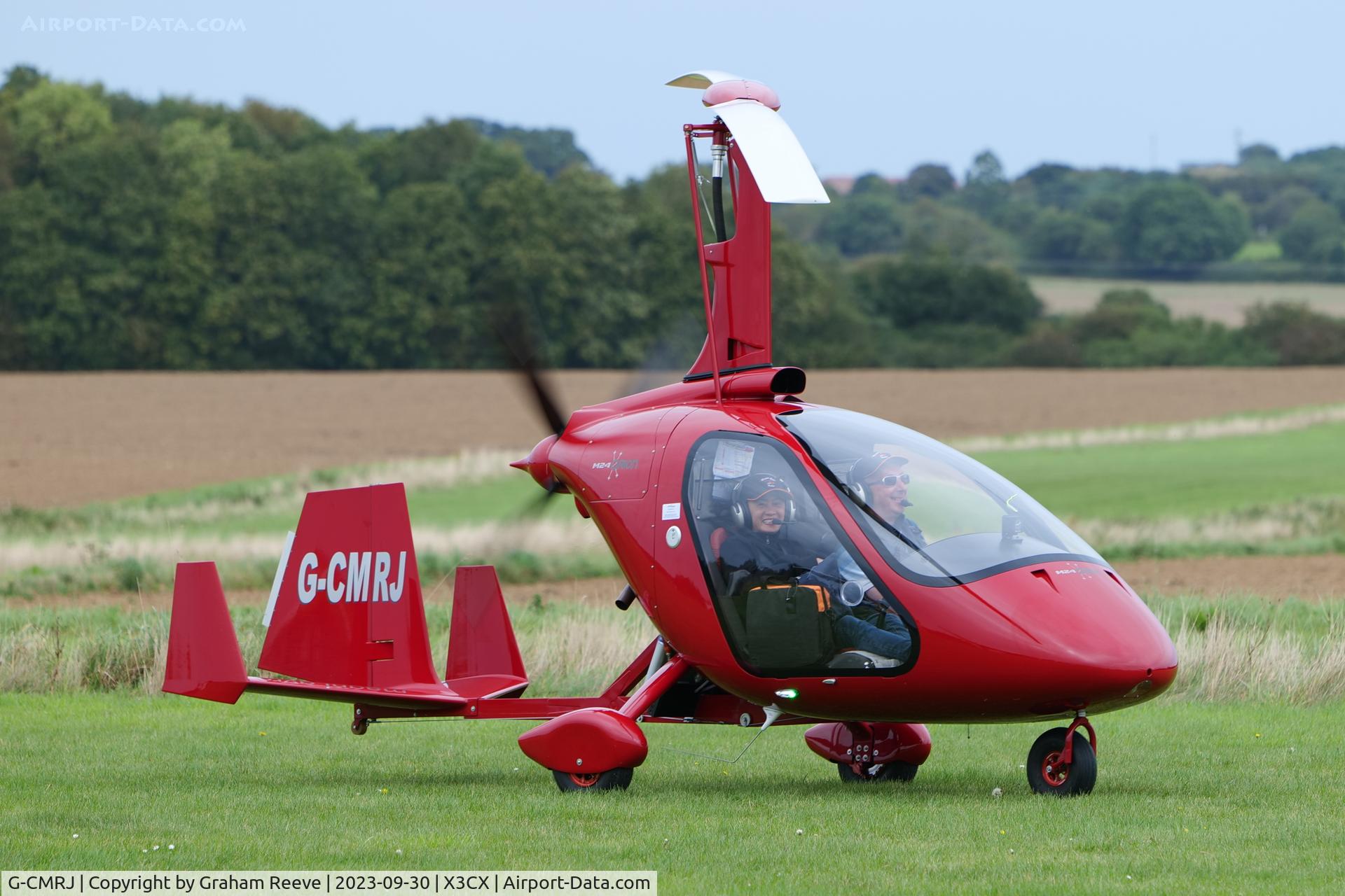 G-CMRJ, 2023 Magni M24C Plus C/N 24-23-4626, Just landed at Northrepps.