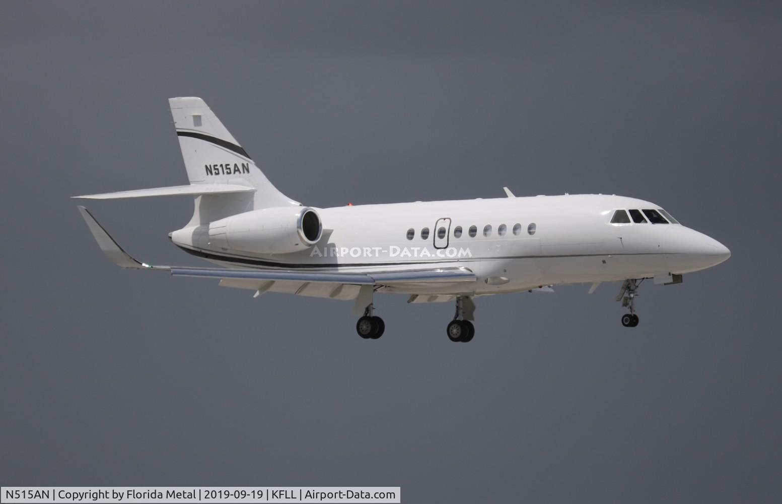 N515AN, 2015 Dassault Falcon 2000EX C/N 284, Falcon 2000EX zx