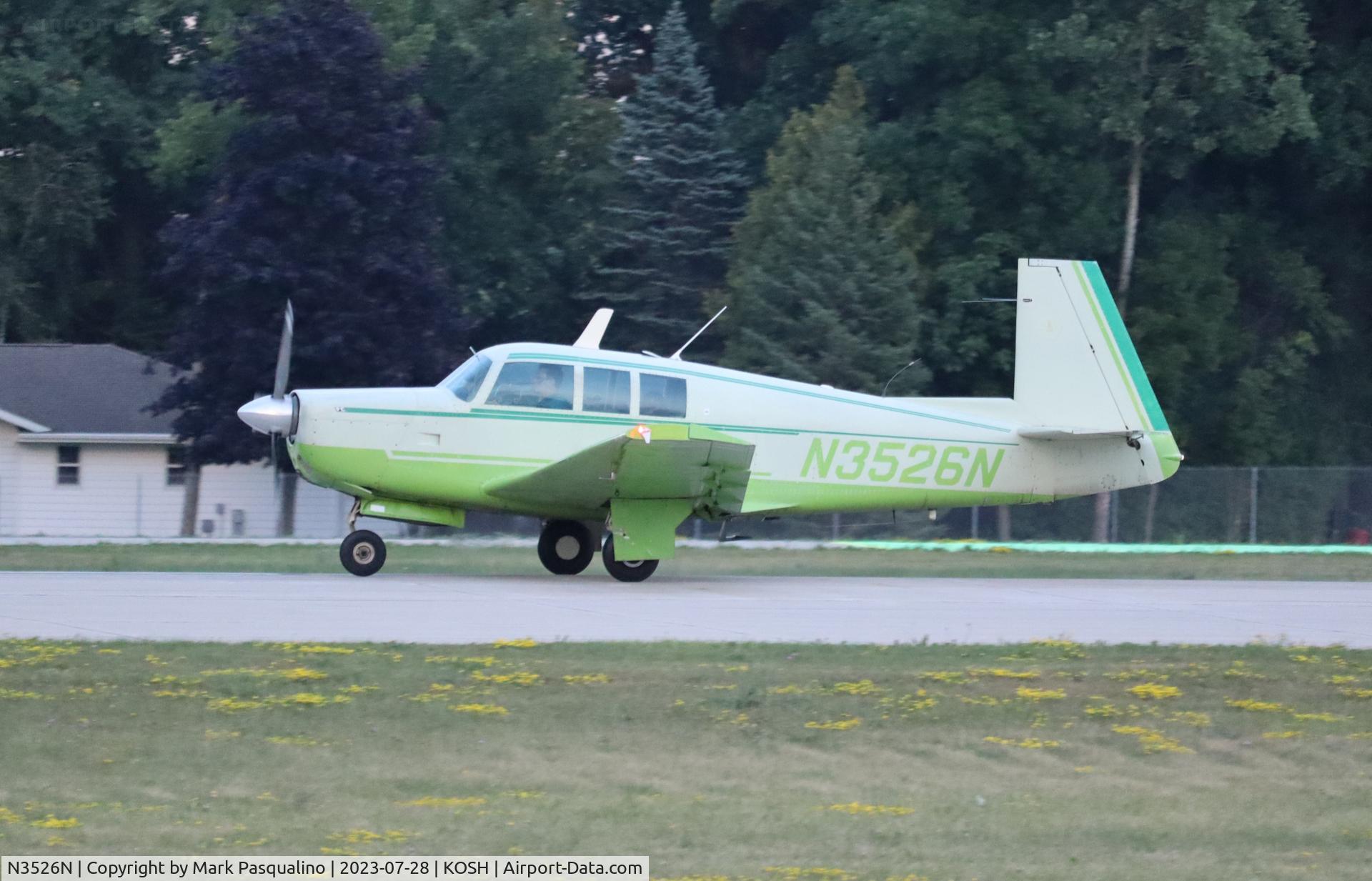 N3526N, 1967 Mooney M20F Executive C/N 680084, Mooney M20F