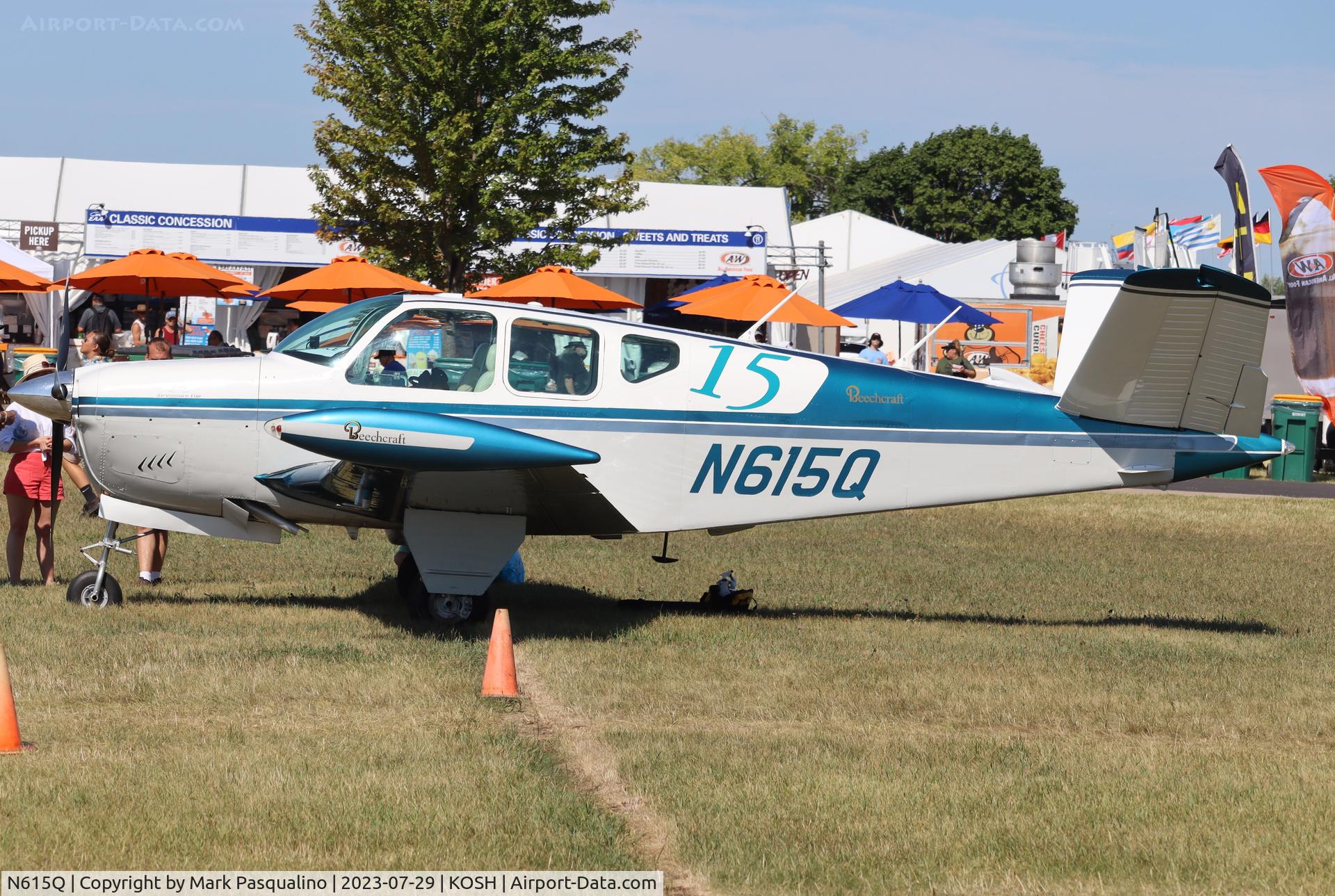 N615Q, 1958 Beech J35 Bonanza C/N D-5443, Beech J35