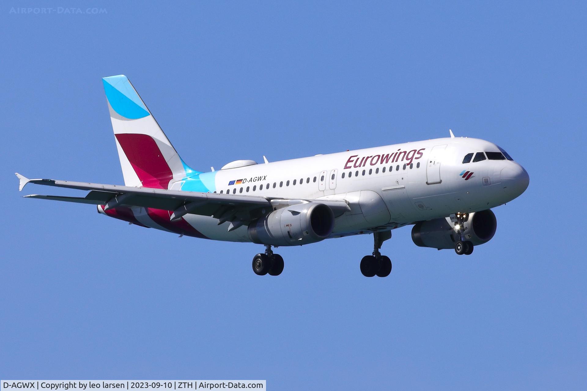 D-AGWX, 2013 Airbus A319-132 C/N 5569, ZTH 10.9.2023
