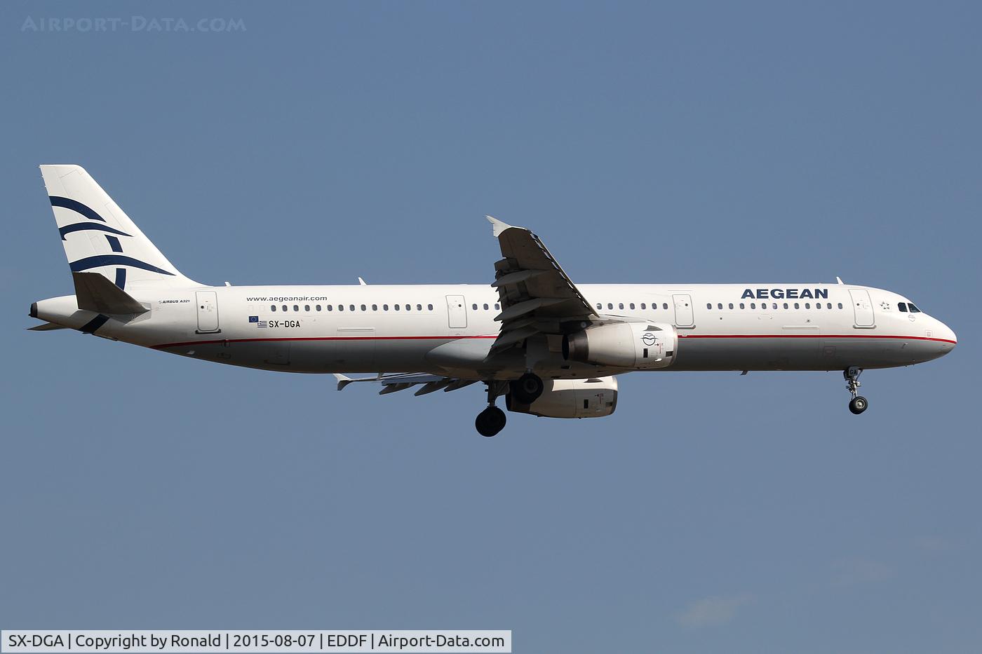 SX-DGA, 2009 Airbus A321-231 C/N 3878, at fra