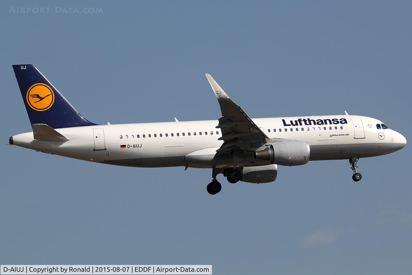 D-AIUJ, 2014 Airbus A320-214 C/N 6301, at fra