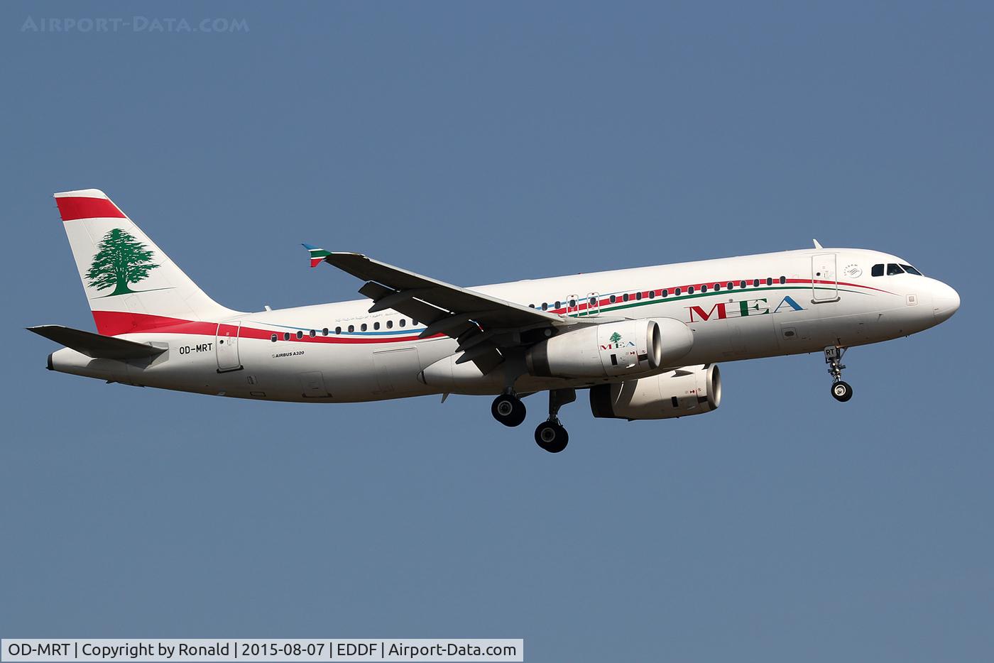 OD-MRT, 2008 Airbus A320-232 C/N 3736, at fra