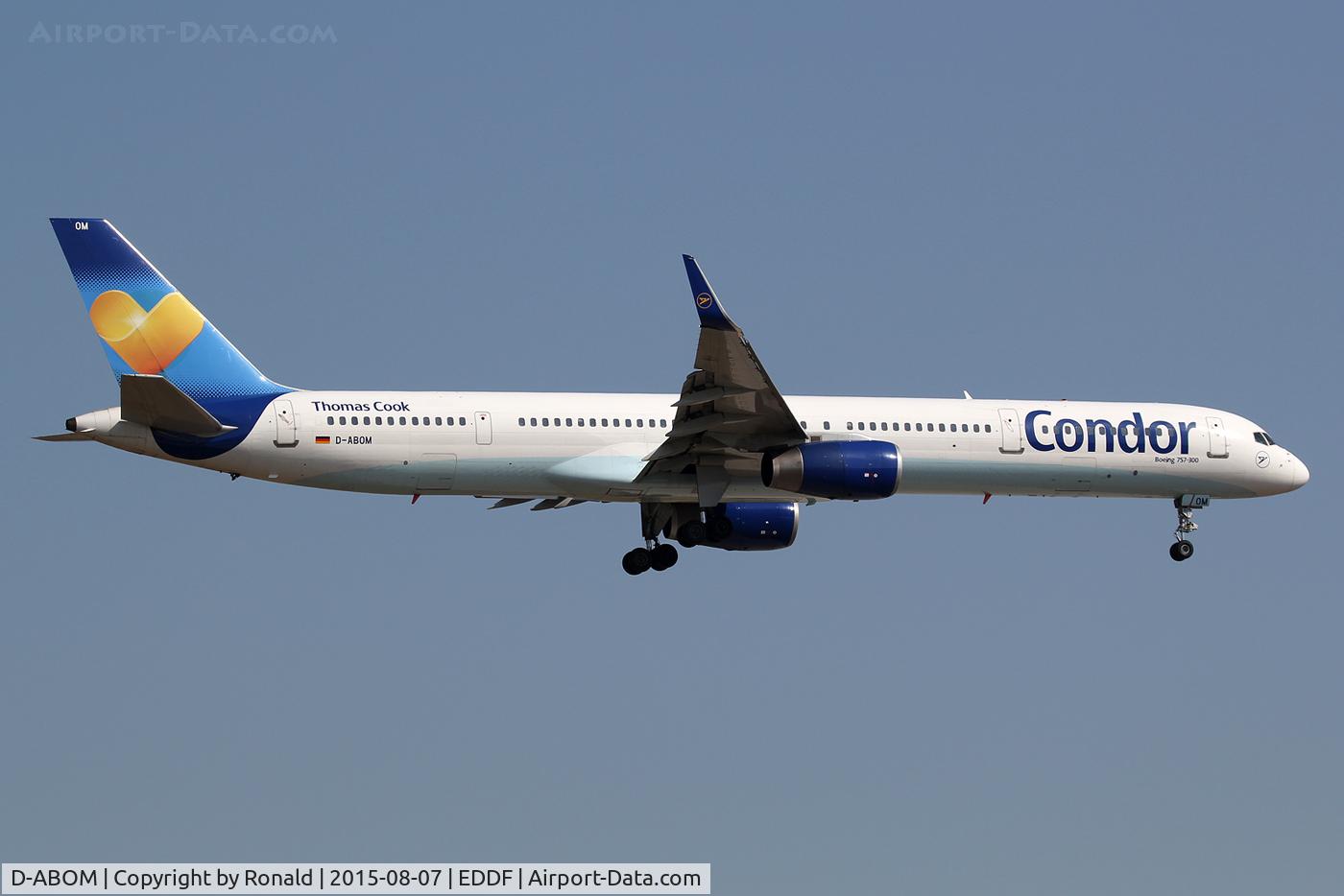D-ABOM, 2000 Boeing 757-330 C/N 29022, at fra