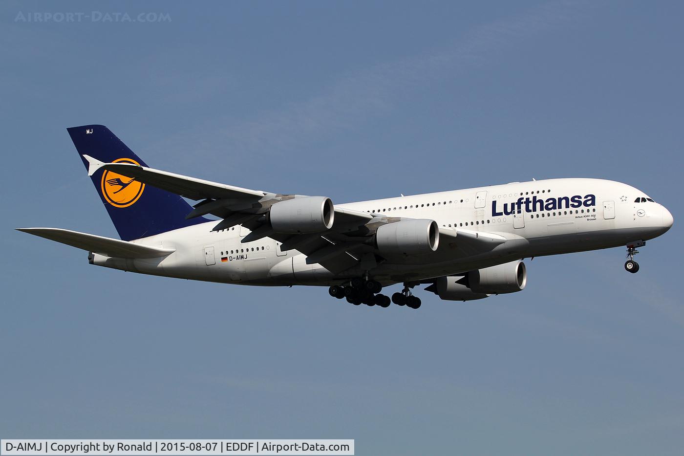 D-AIMJ, 2011 Airbus A380-841 C/N 073, at fra