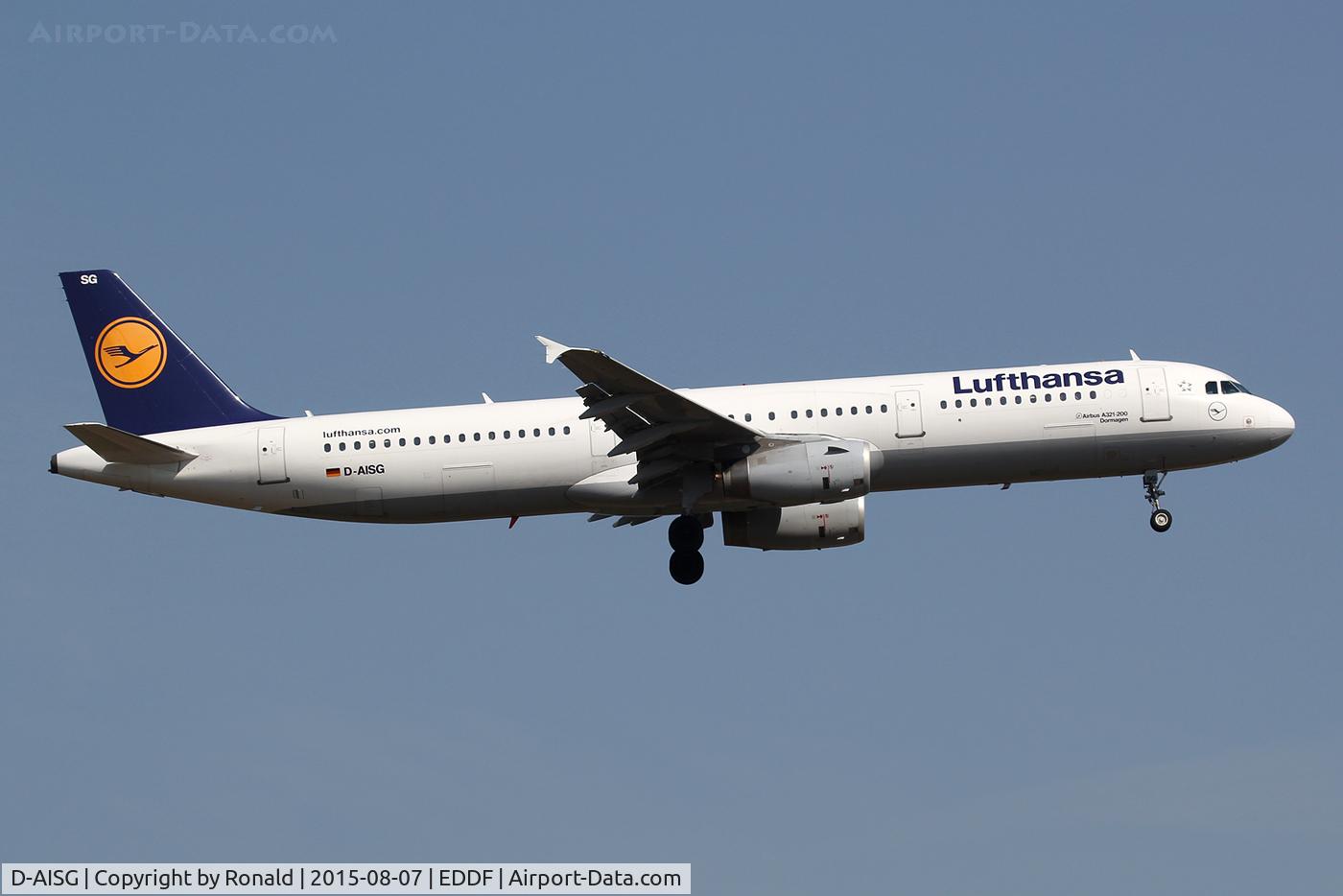 D-AISG, 2000 Airbus A321-231 C/N 1273, at fra