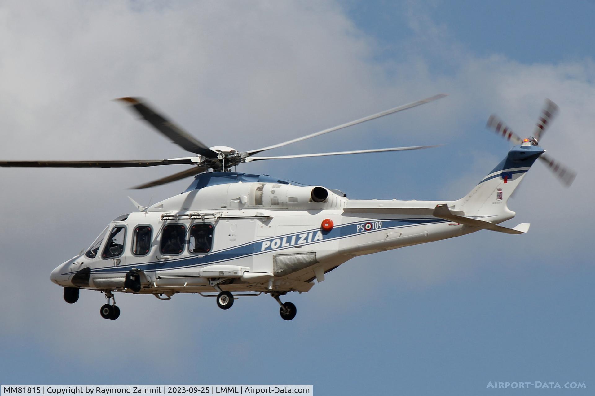MM81815, 2013 AgustaWestland UH-139C C/N 31484, AgustaWestland UH-139C MM81815/PS-109 Polizia di Stato Italy