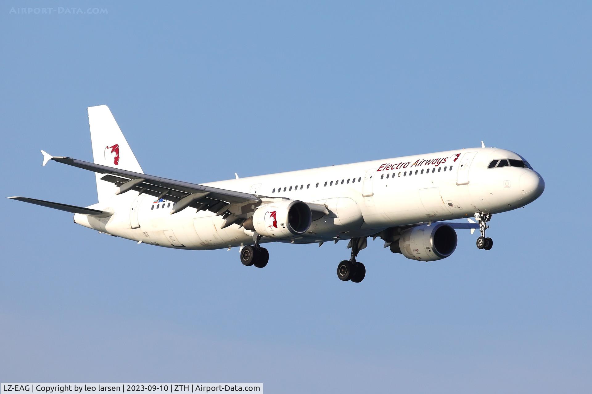 LZ-EAG, 1999 Airbus A321-111 C/N 1144, ZTH 10.9.2023