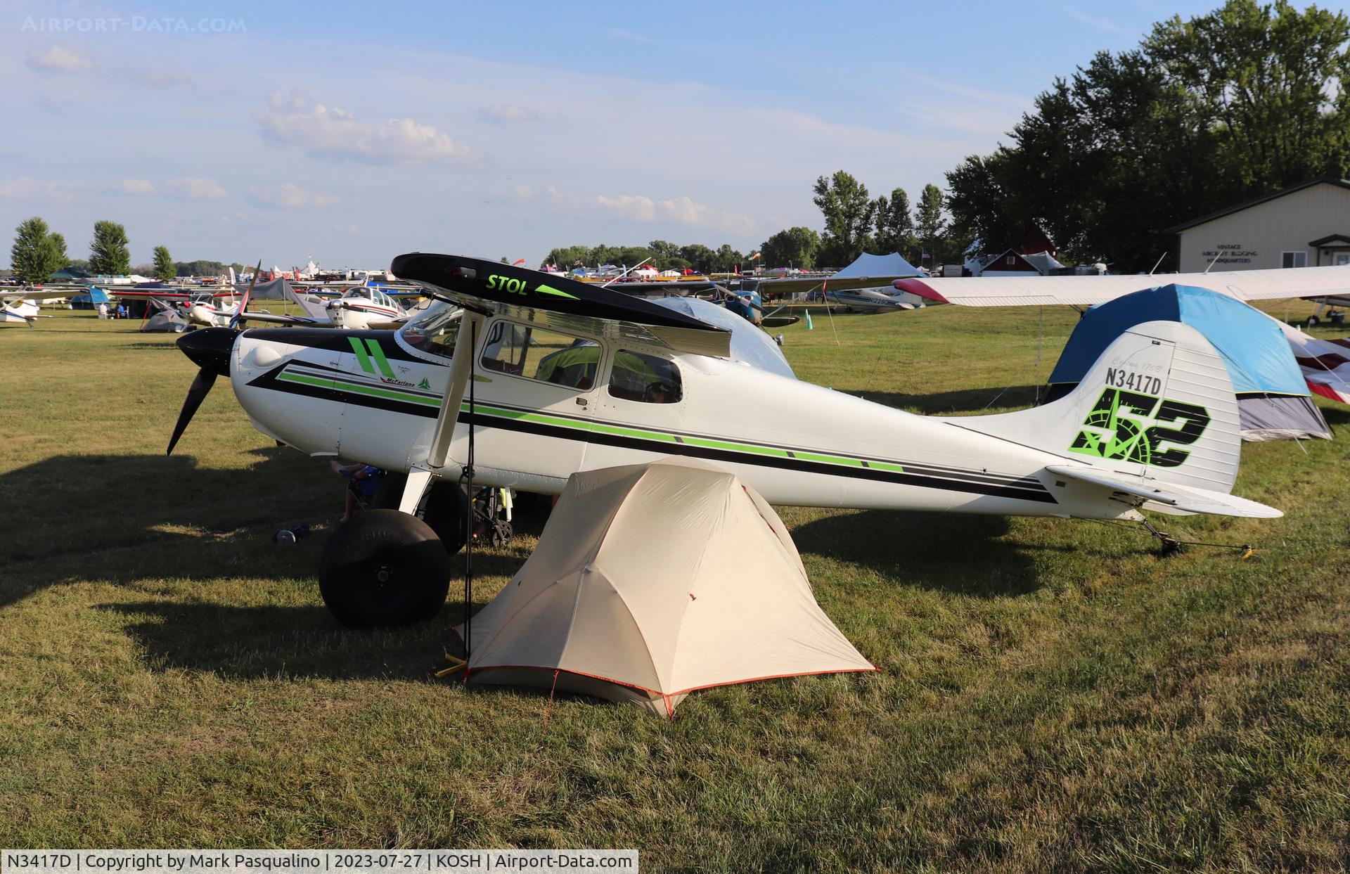 N3417D, 1955 Cessna 170B C/N 26960, Cessna 170B