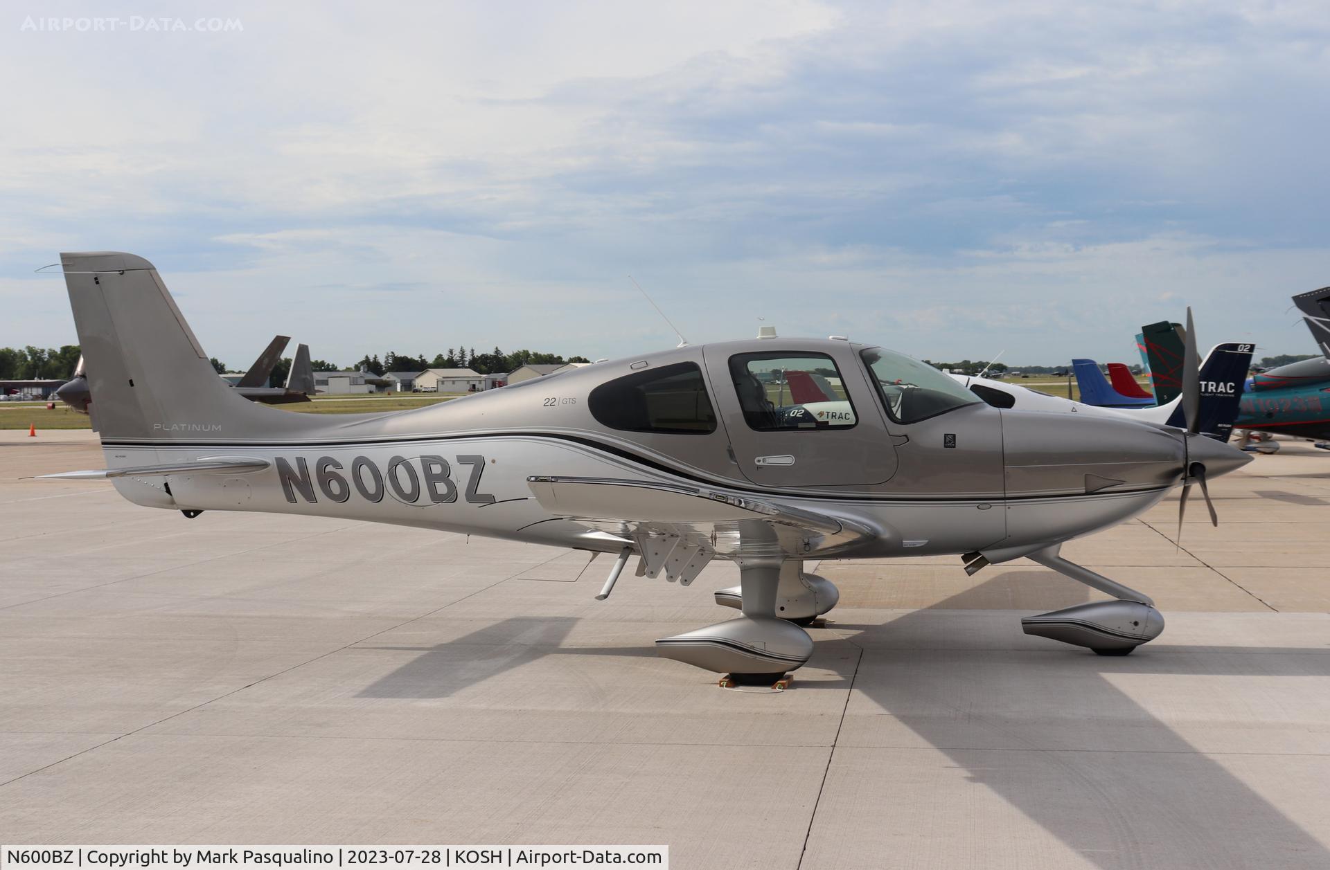 N600BZ, 2018 Cirrus SR22 C/N 4606, Cirrus SR22