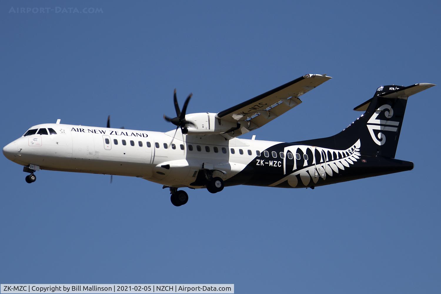 ZK-MZC, 2019 ATR 72-212A C/N 1581, from PMR