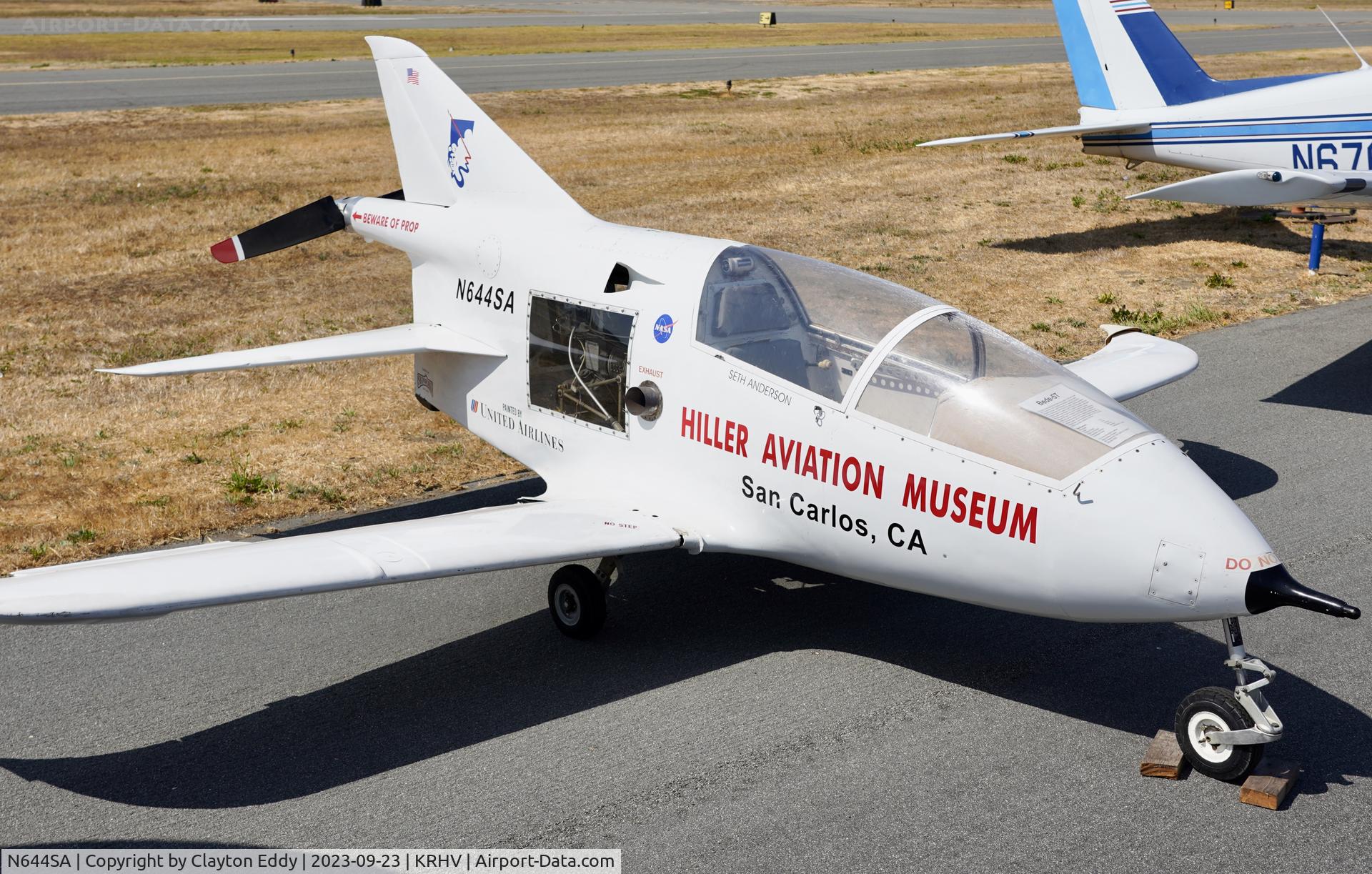 N644SA, Bede BD-5B C/N 1 (N644SA), Reid-Hillview Airport Community Day California 2023.
