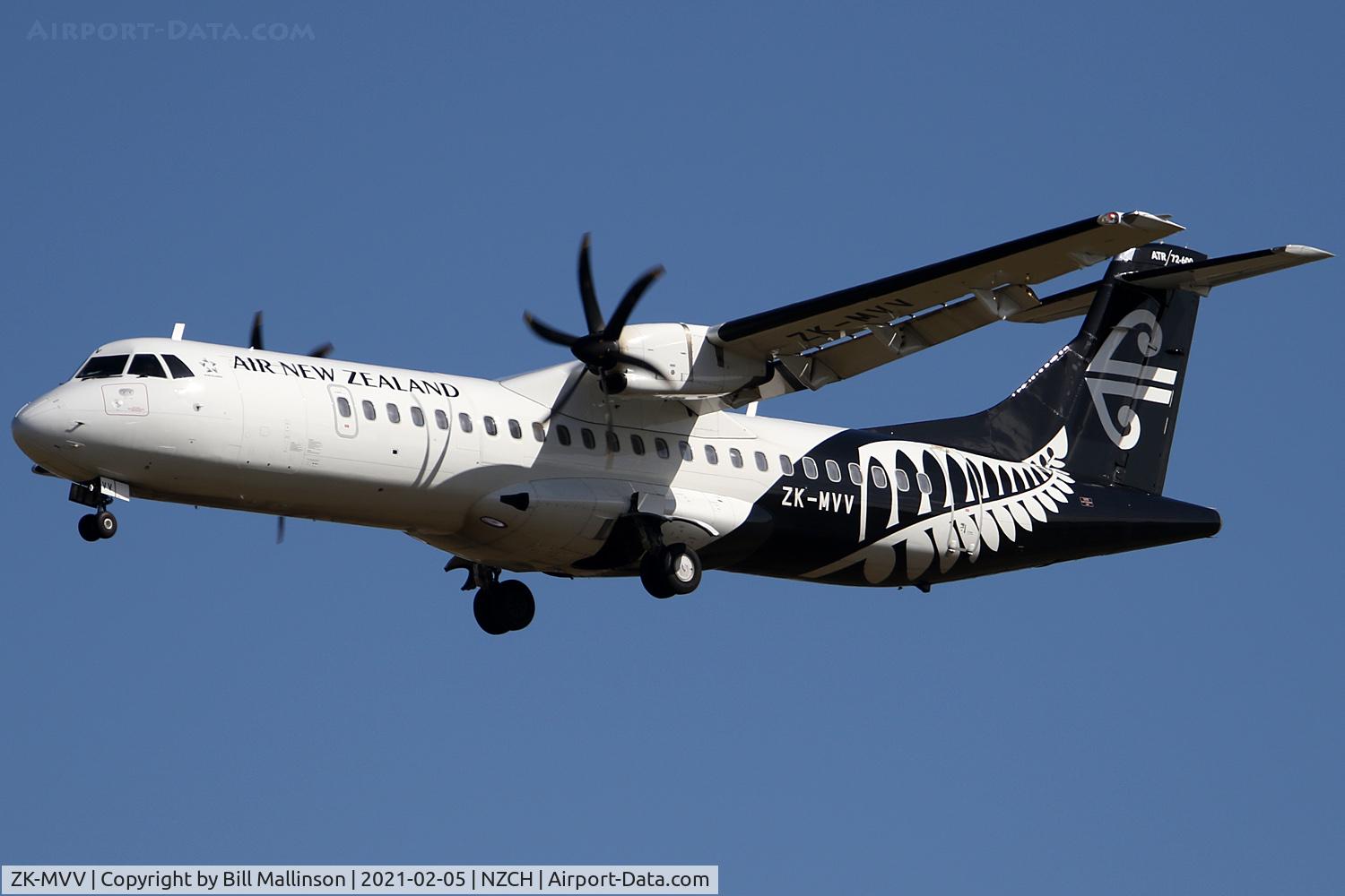 ZK-MVV, 2018 ATR 72-212A C/N 1507, from NSN