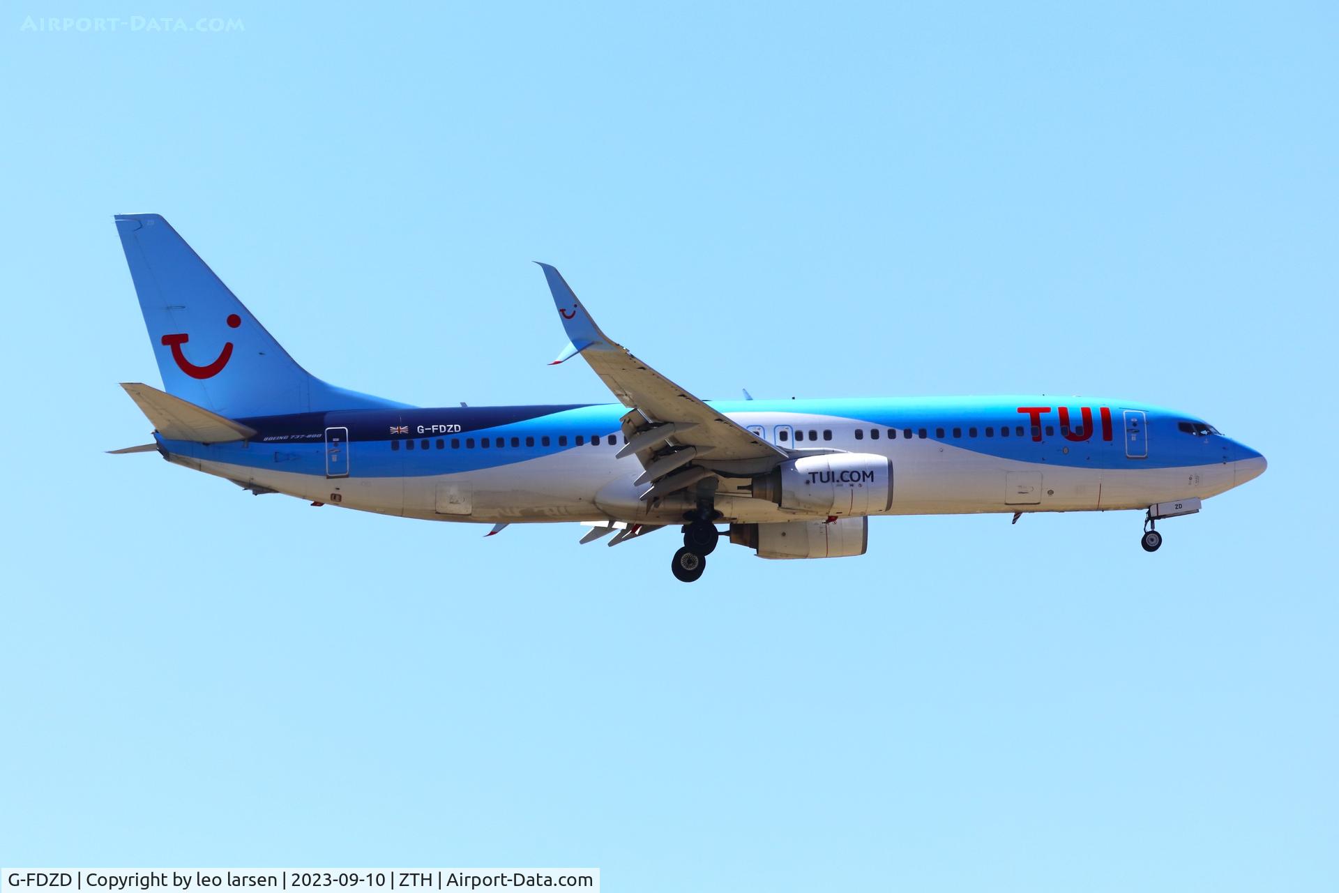 G-FDZD, 2007 Boeing 737-8K5 C/N 35132, ZTH 10.9.2023