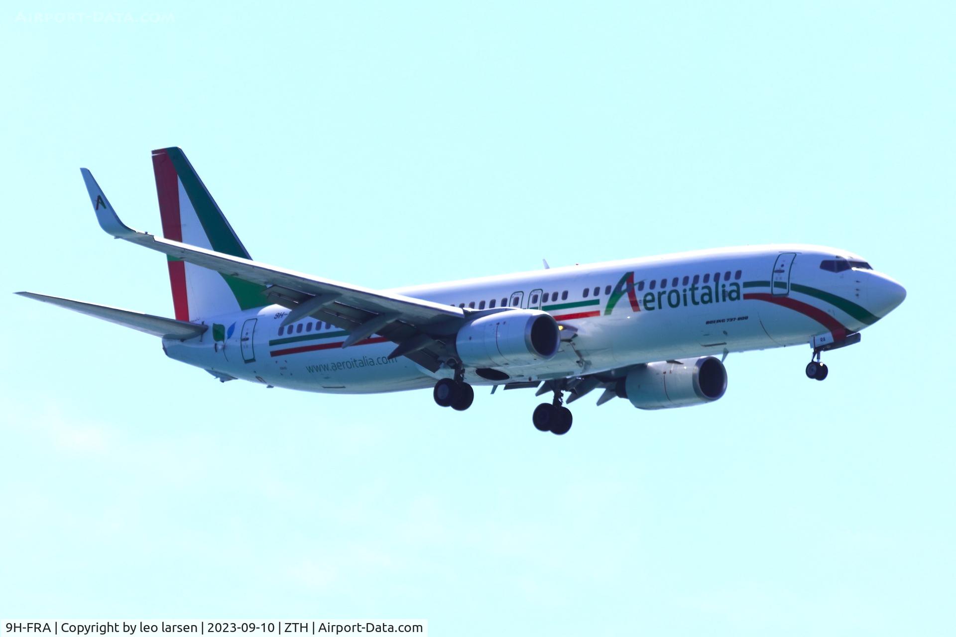 9H-FRA, 2000 Boeing 737-85F C/N 30007, ZTH 10.9.2023