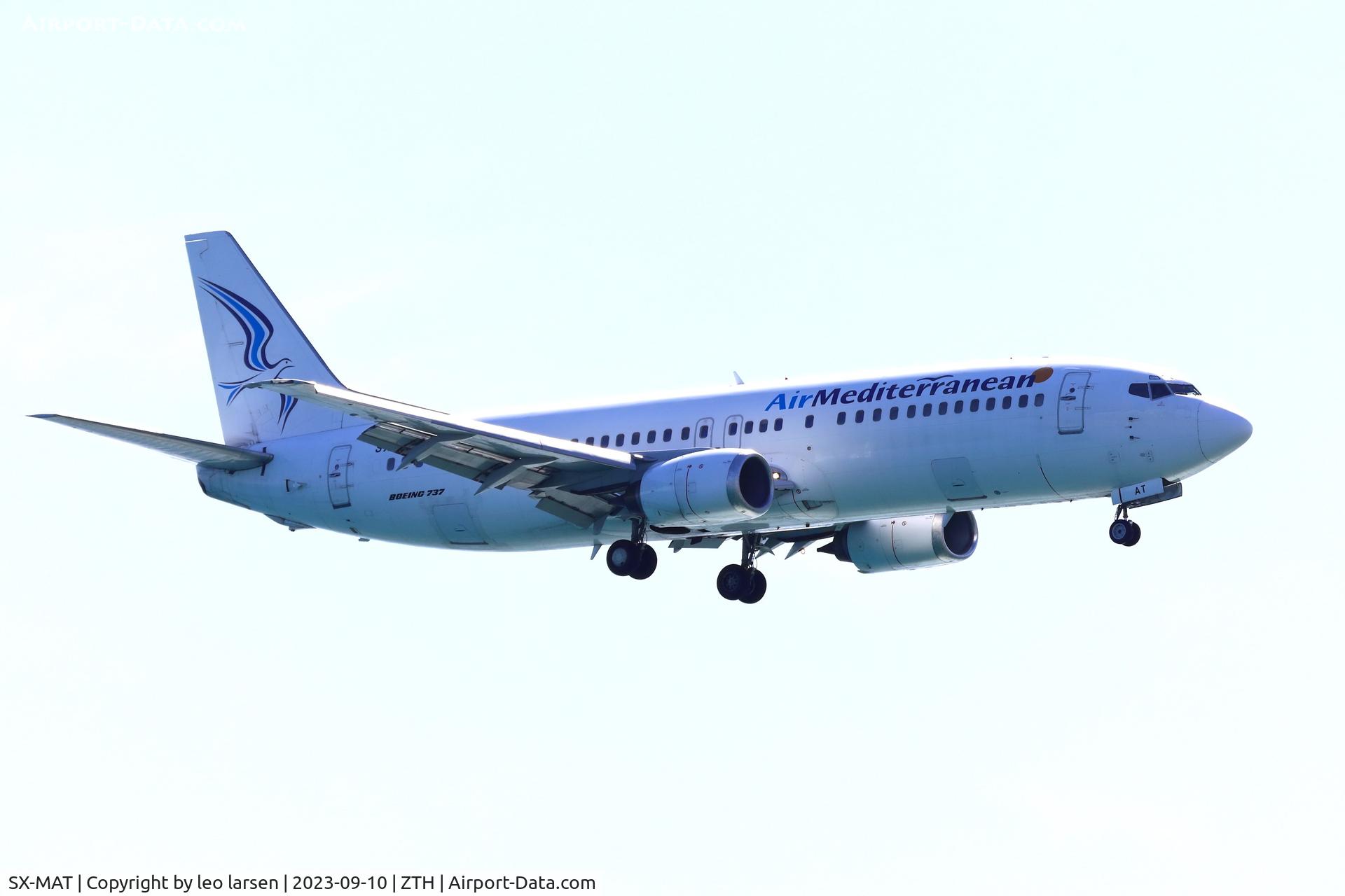 SX-MAT, 1997 Boeing 737-446 C/N 28831, ZTH 10.9.2023