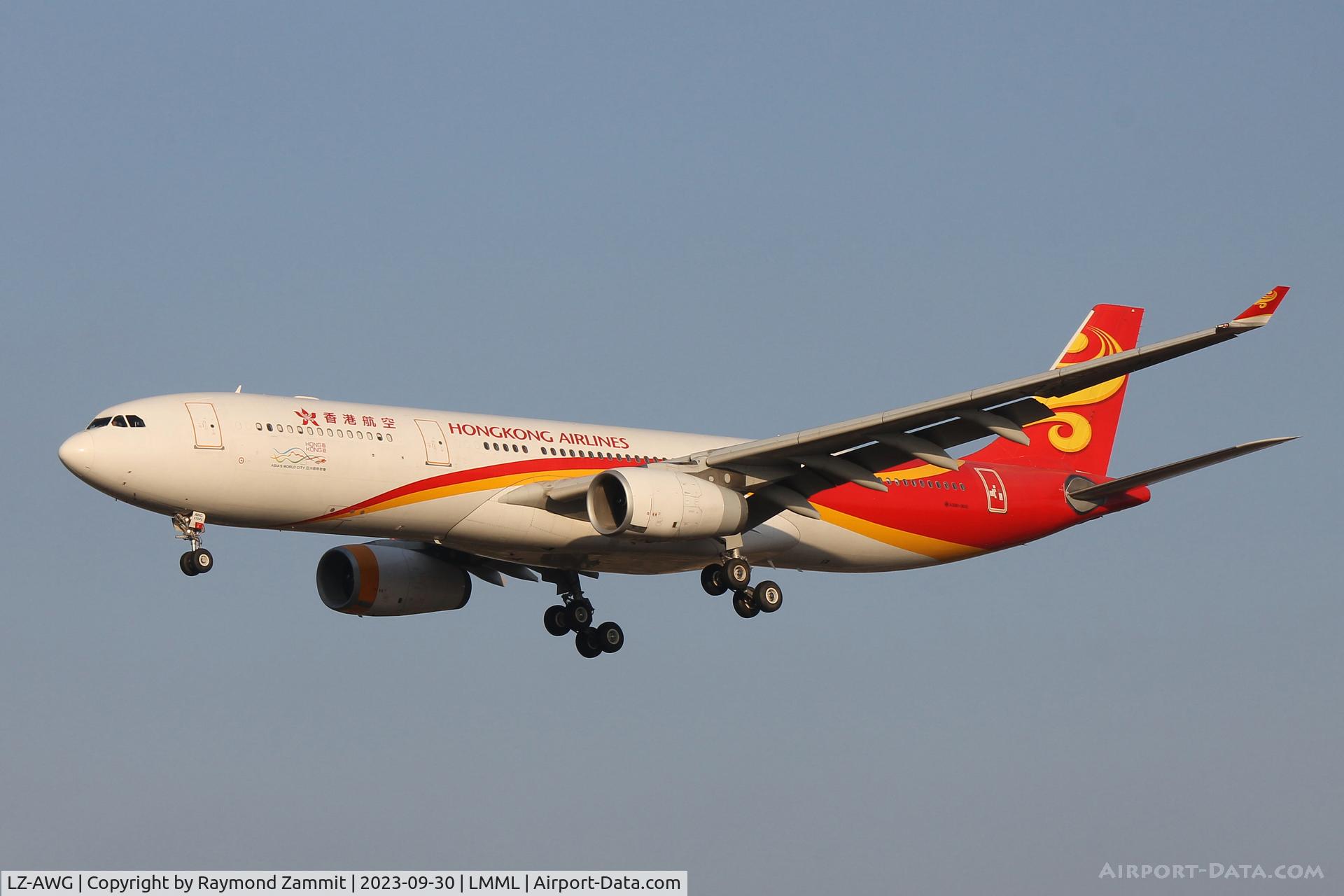 LZ-AWG, 2010 Airbus A330-343X C/N 1105, A330 LZ-AWG HongKong Airlines (DAE Capital)