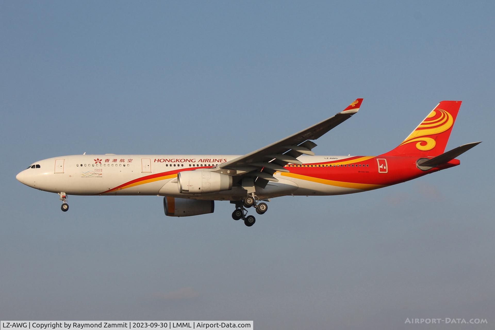 LZ-AWG, 2010 Airbus A330-343X C/N 1105, A330 LZ-AWG HongKong Airlines (DAE Capital)