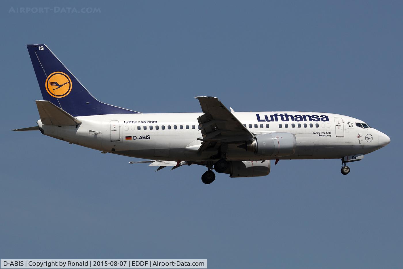 D-ABIS, 1991 Boeing 737-530 C/N 24942, at fra