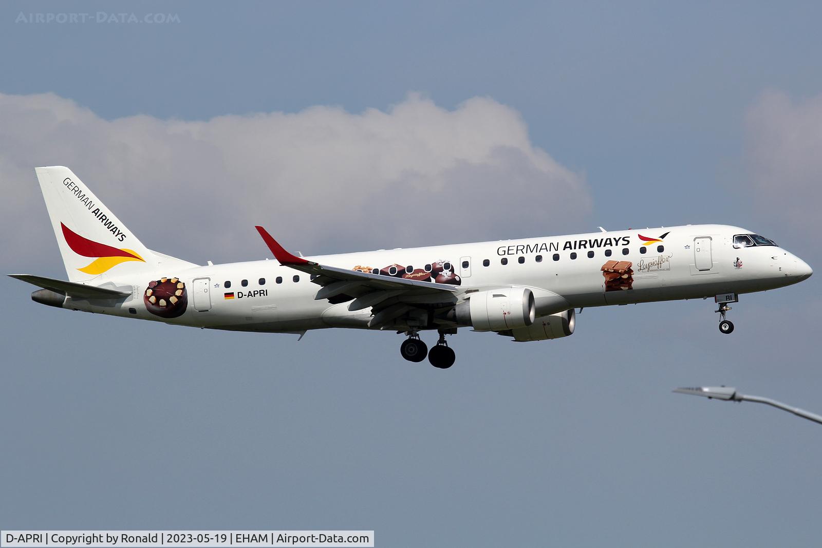 D-APRI, 2008 Embraer 190LR (ERJ-190-100LR) C/N 19000178, at spl