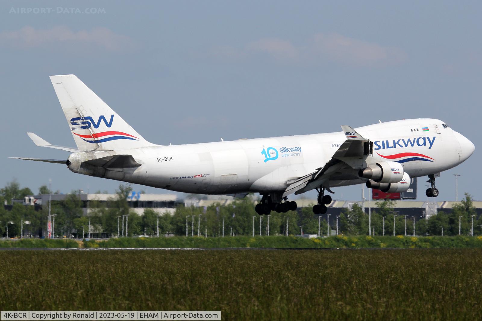 4K-BCR, 2006 Boeing 747-4H6F C/N 28434, at spl