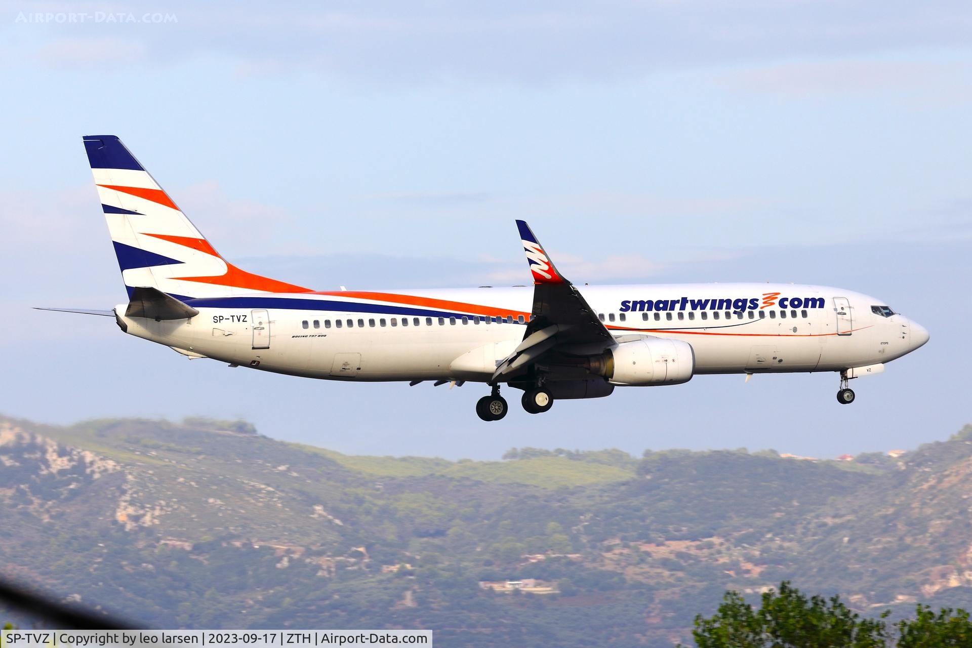 SP-TVZ, 2007 Boeing 737-8BK C/N 29643, ZTH 17.9.2023